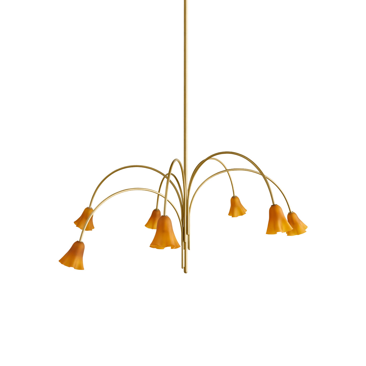 Aurmiros Moderner Messing-Glas Kronleuchter-Letslighting