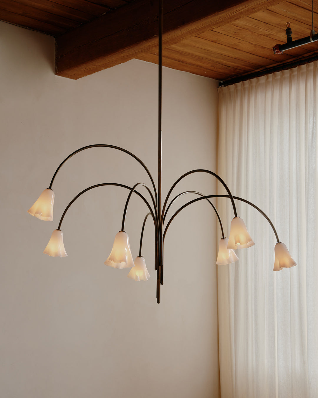 Aurmiros Moderner Messing-Glas Kronleuchter-Letslighting