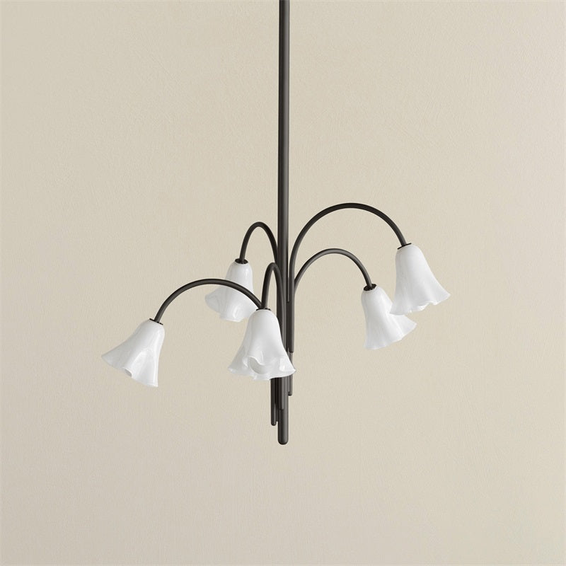 Aurmiros Moderner Messing-Glas Kronleuchter-Letslighting