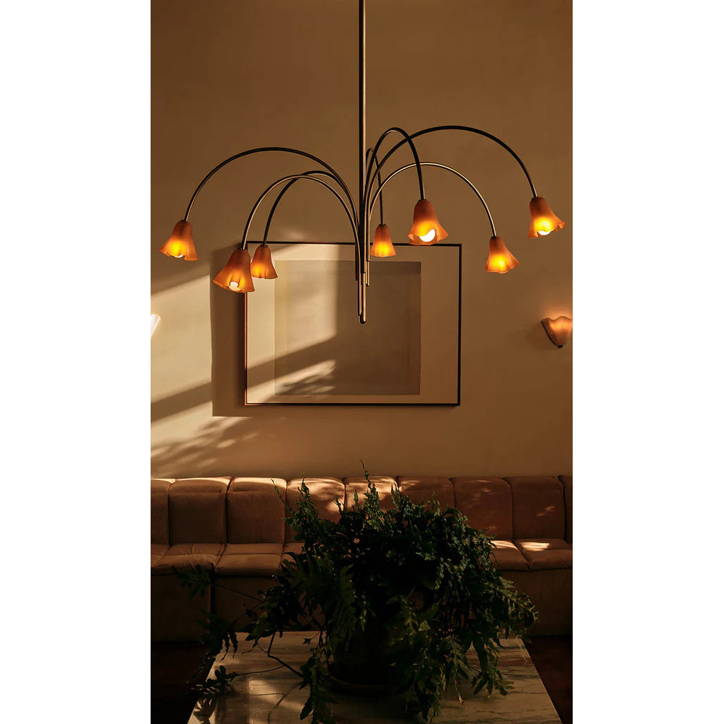 Aurmiros Moderner Messing-Glas Kronleuchter-Letslighting