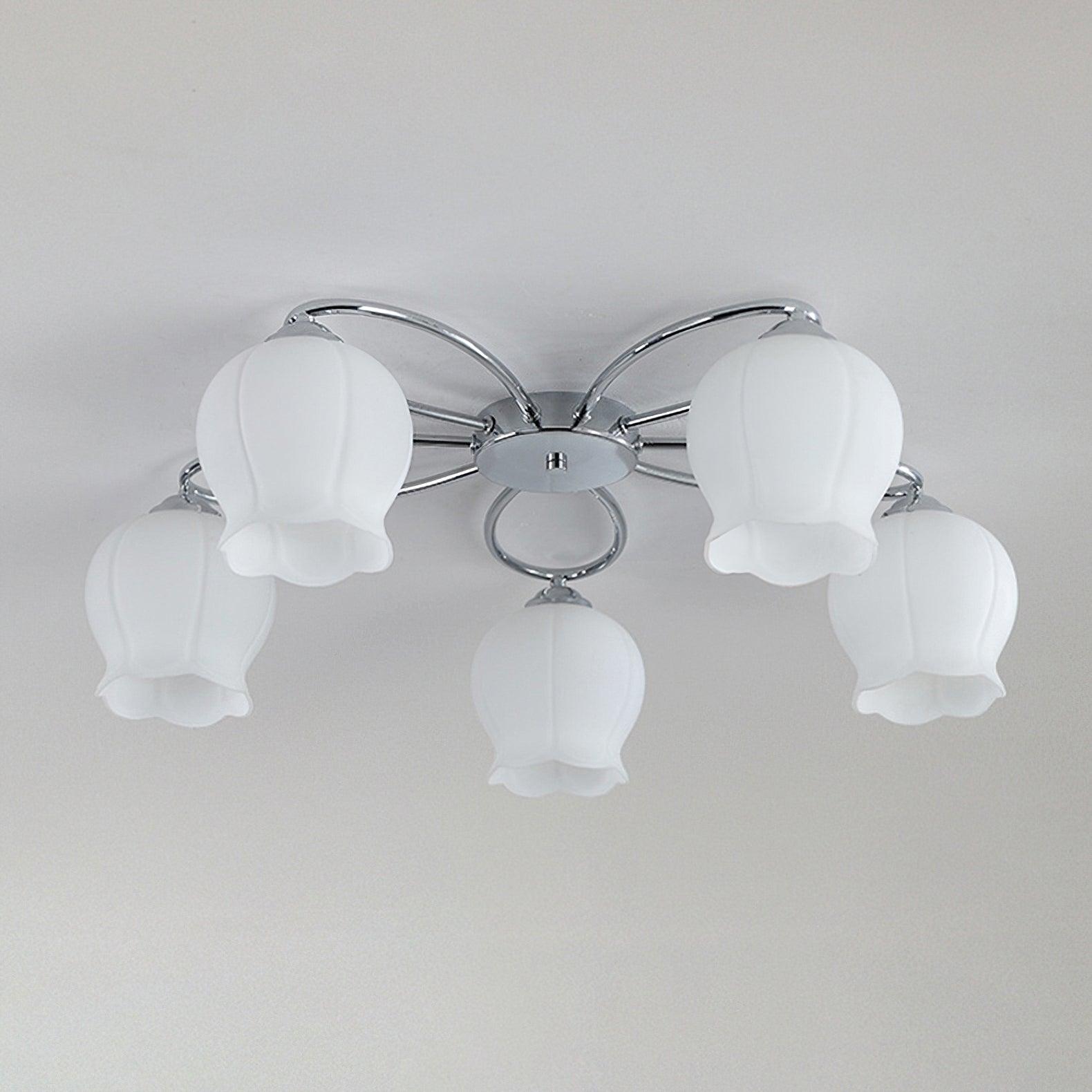 Oldore Premium Eleganz Blume Glas Deckenleuchte-Letslighting