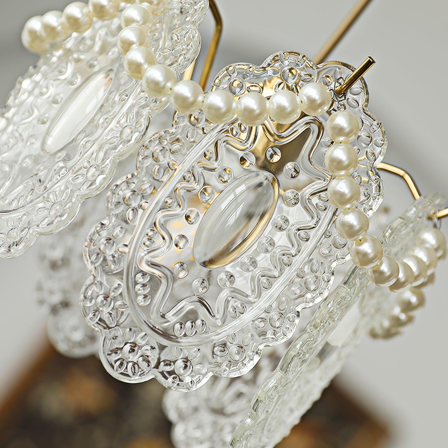 Mirello Glas Glamour Pendelleuchte Lampe-Letslighting