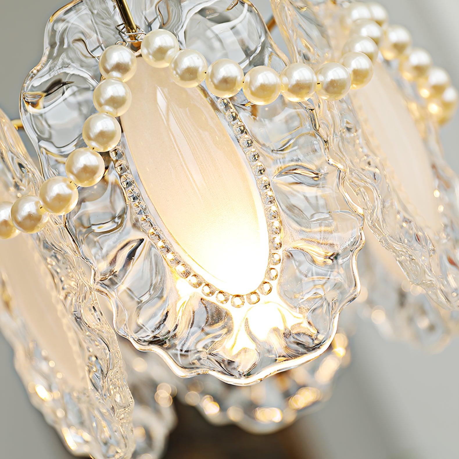 Mirello Glas Glamour Pendelleuchte Lampe-Letslighting