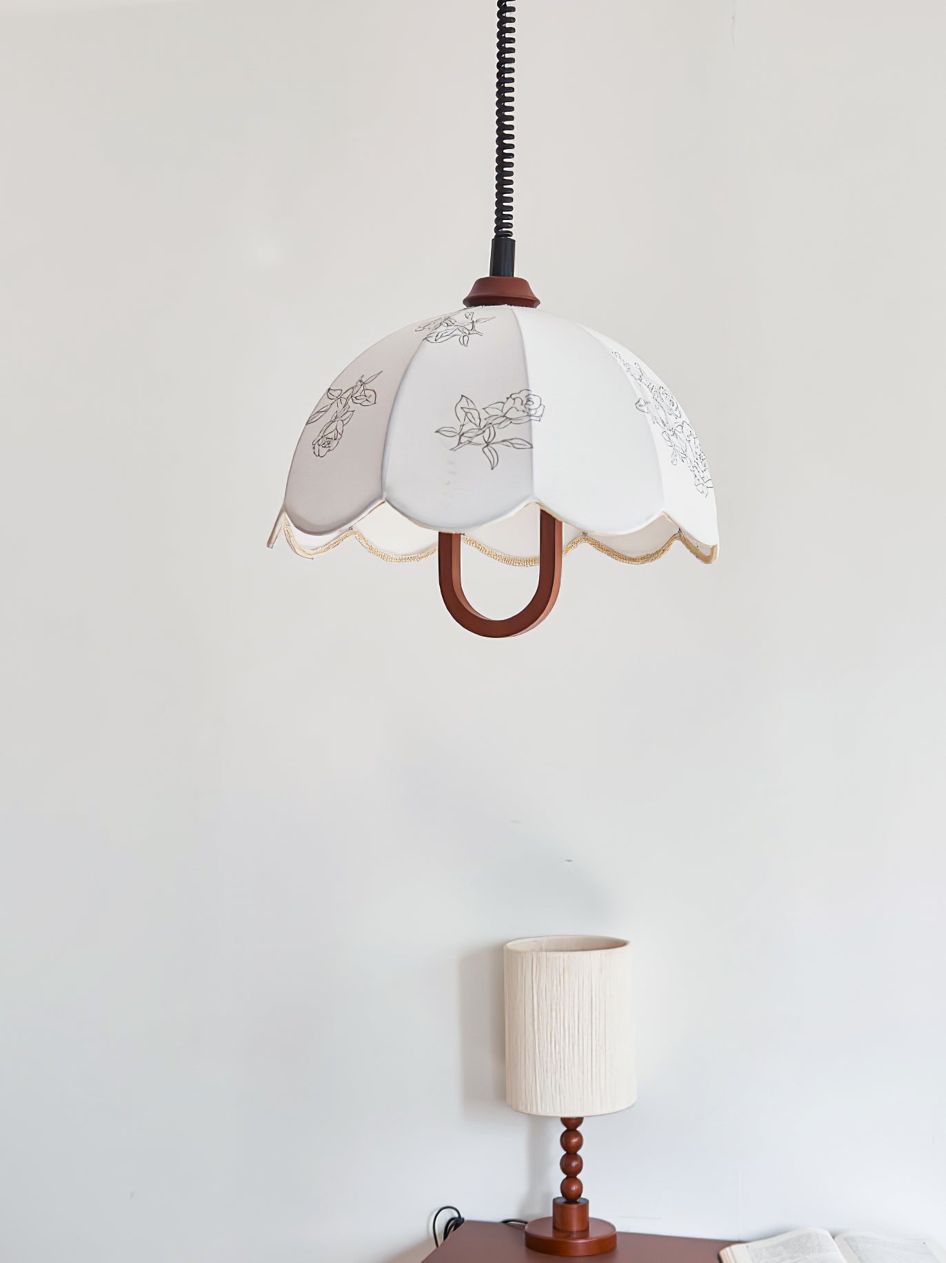 Kade Vintage Holz Pendelleuchte Leuchte-Letslighting