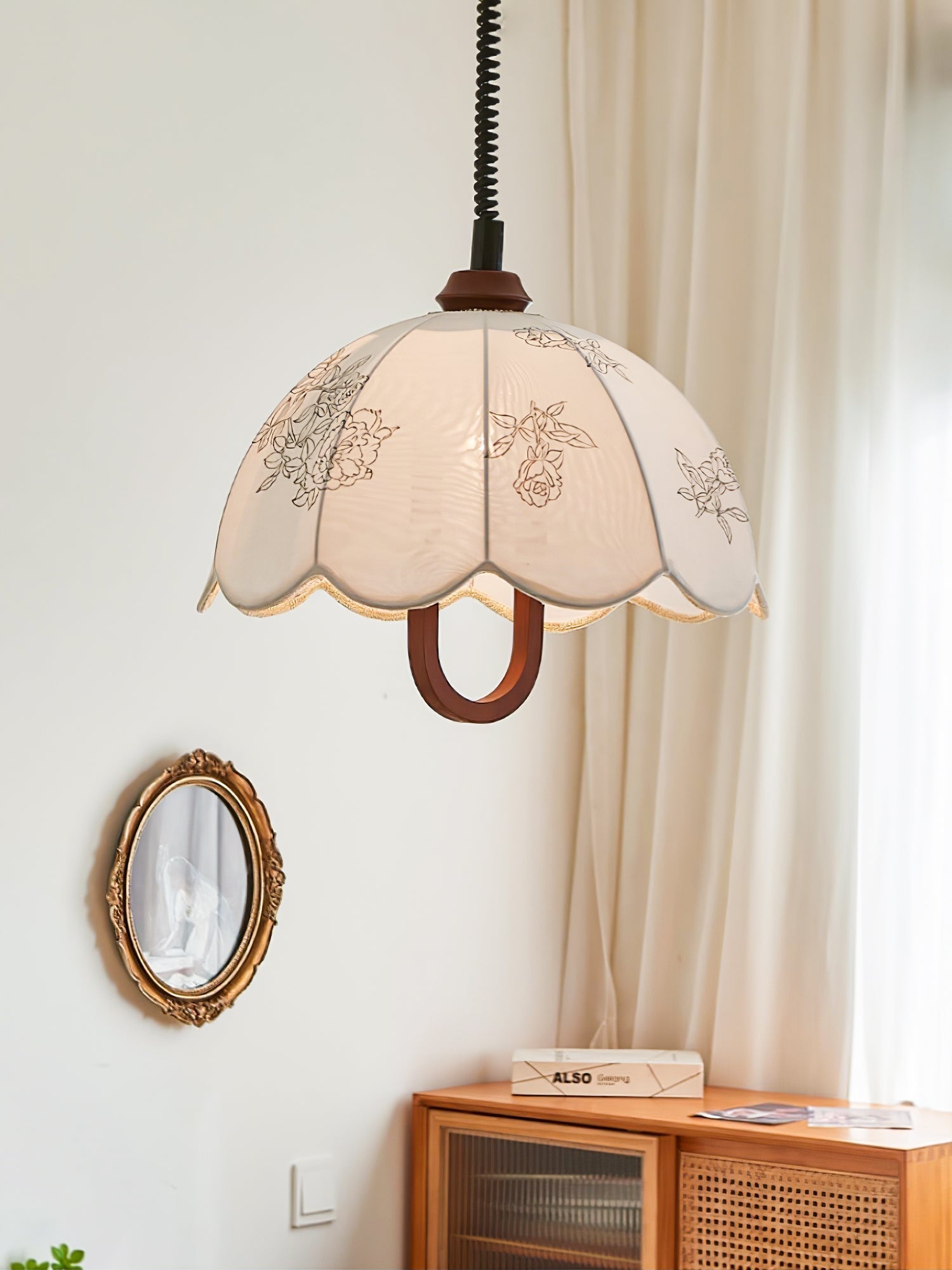 Kade Vintage Holz Pendelleuchte Leuchte-Letslighting