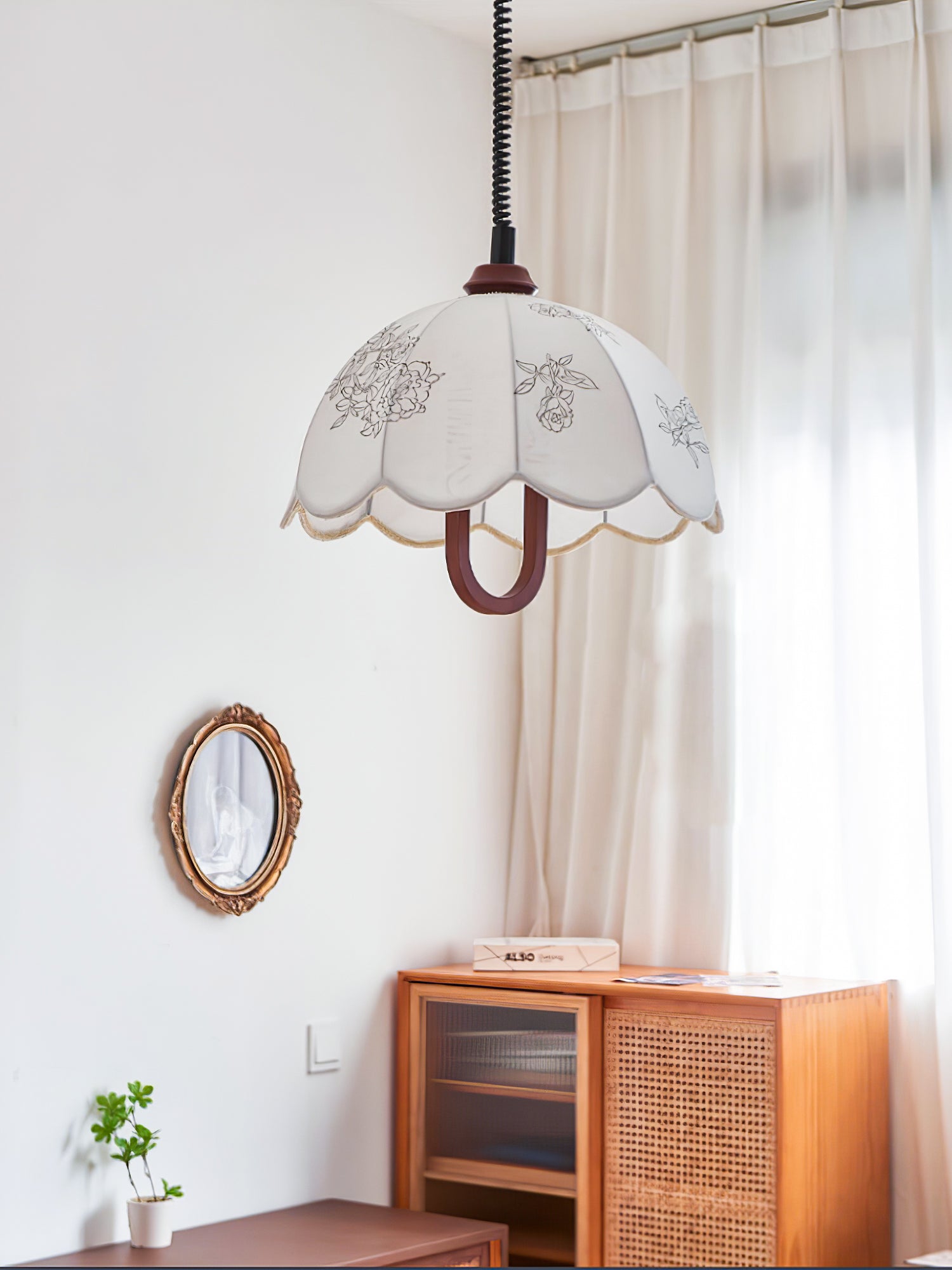 Kade Vintage Holz Pendelleuchte Leuchte-Letslighting