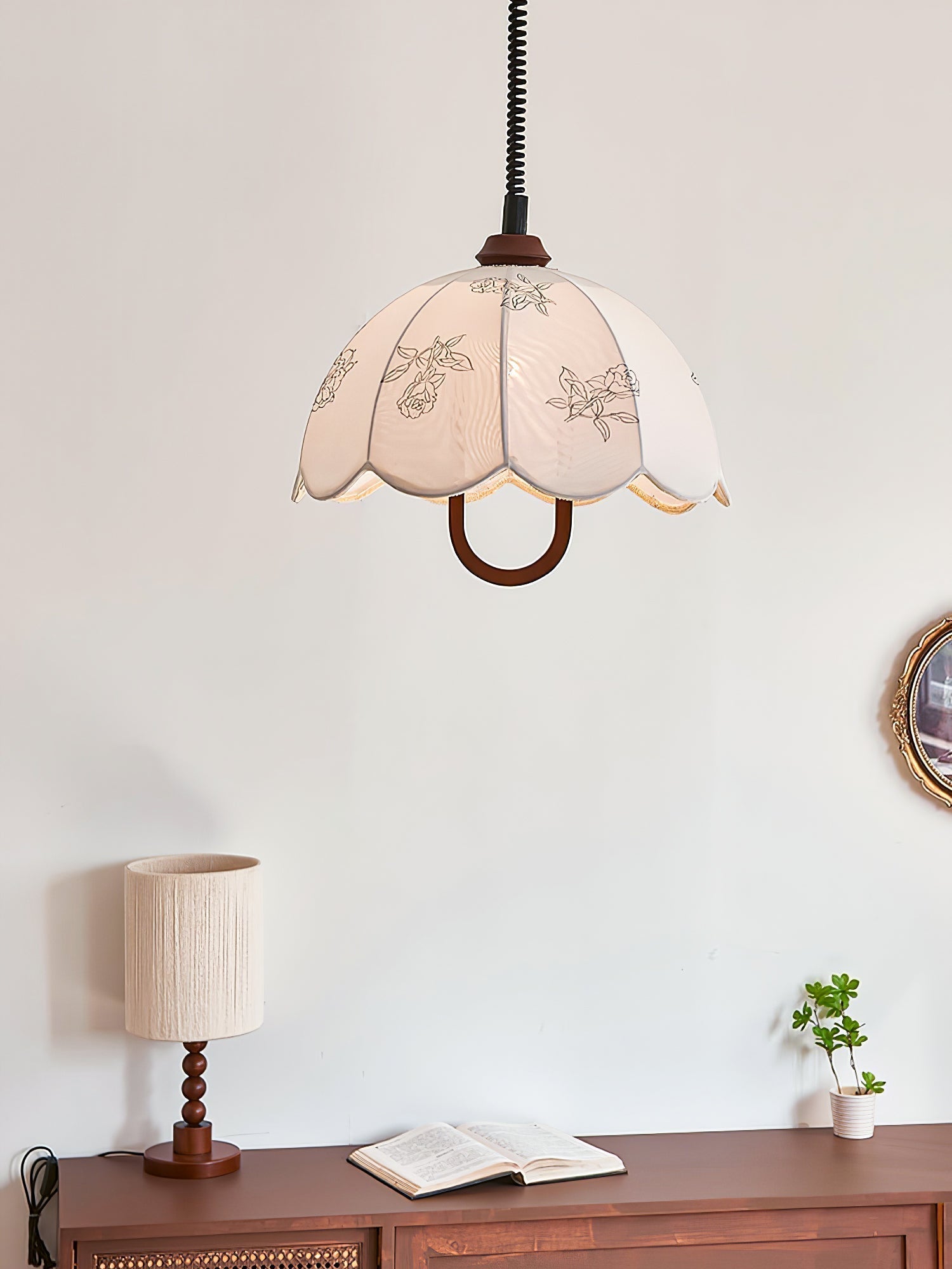Kade Vintage Holz Pendelleuchte Leuchte-Letslighting