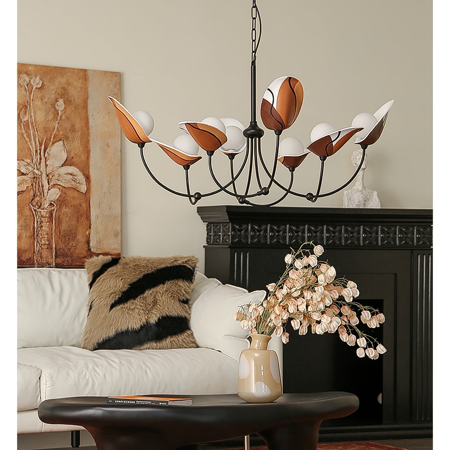 Gavin Vintage Kronleuchter aus Metall-Letslighting