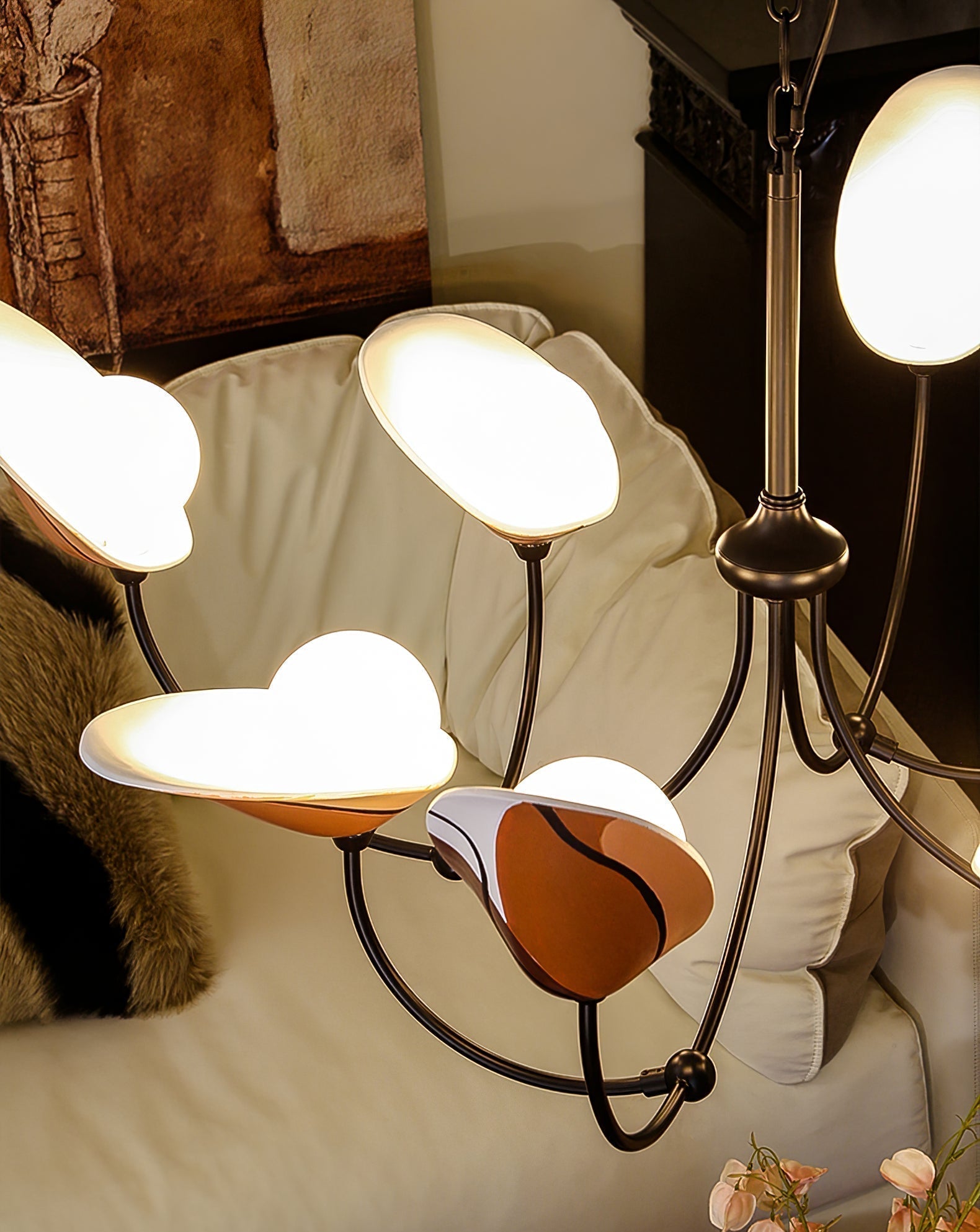 Gavin Vintage Kronleuchter aus Metall-Letslighting