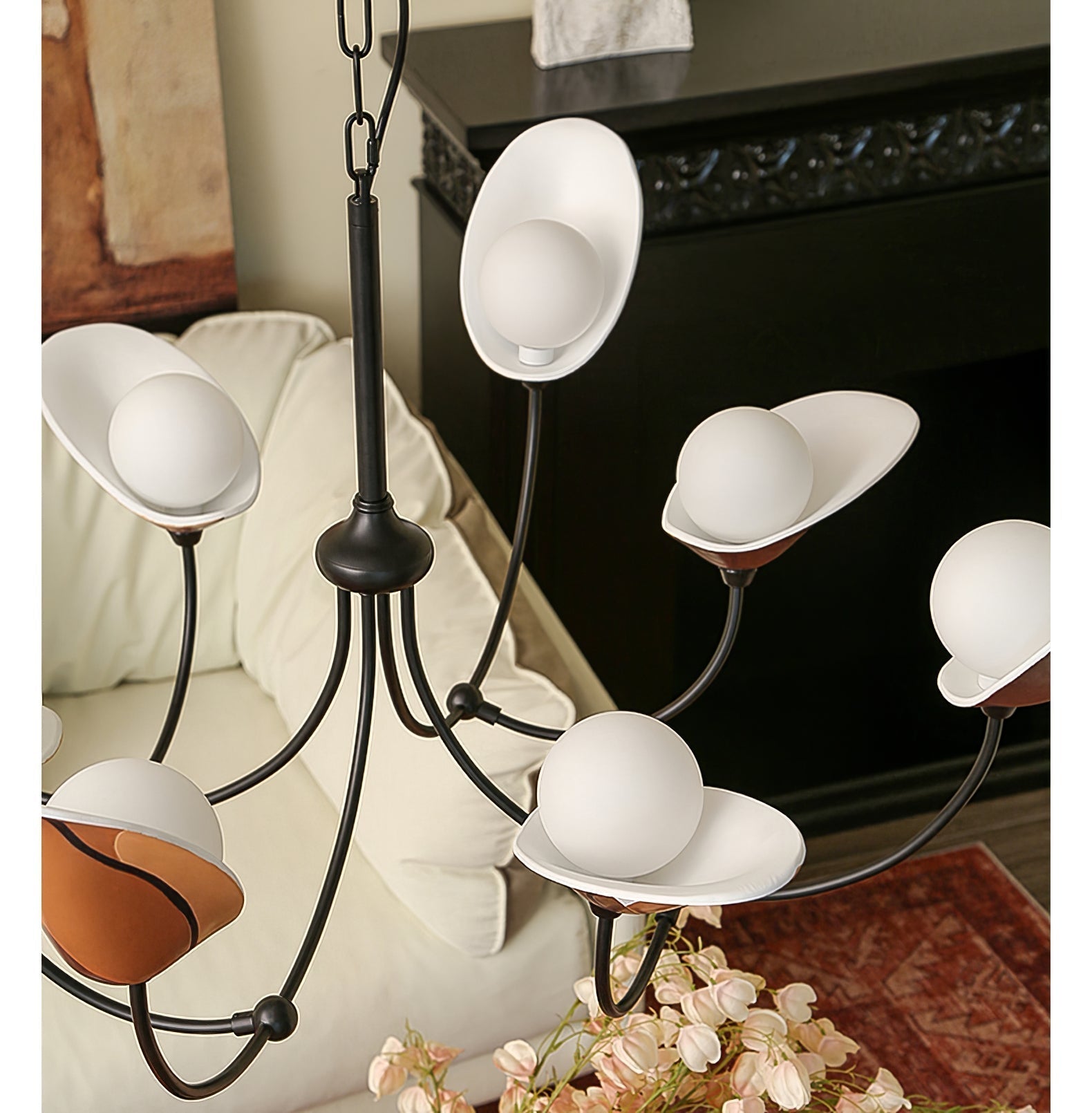 Gavin Vintage Kronleuchter aus Metall-Letslighting