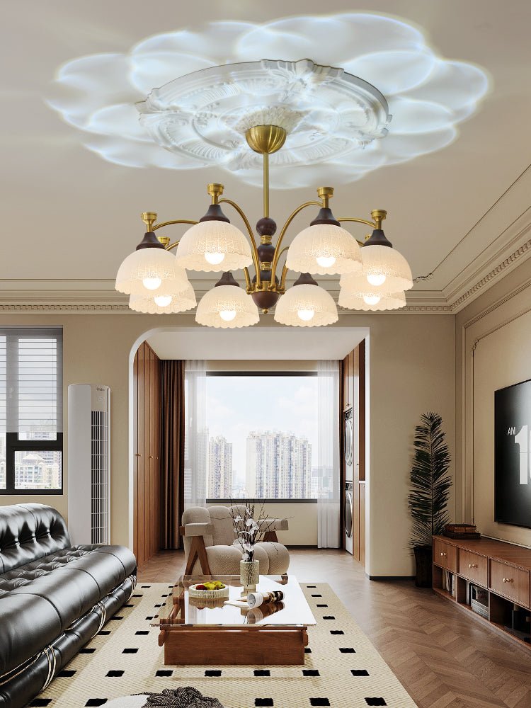 Vosolir Traditioneller Eleganter Holzkronleuchter-Letslighting