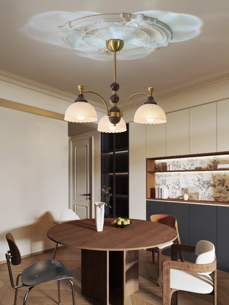 Vosolir Traditioneller Eleganter Holzkronleuchter-Letslighting