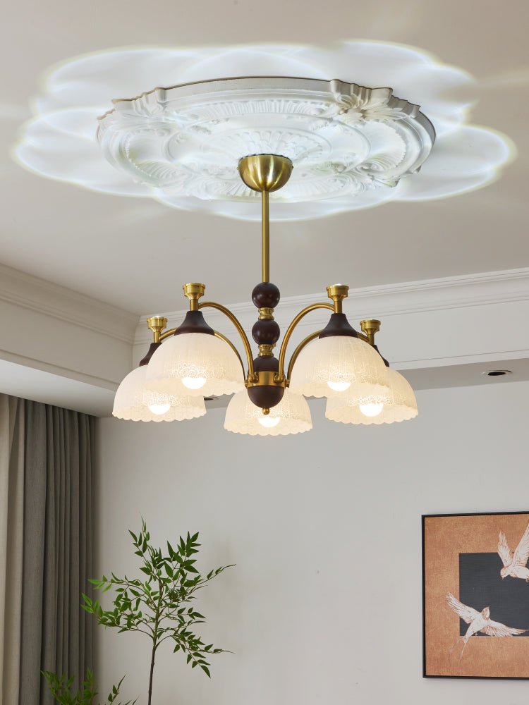 Vosolir Traditioneller Eleganter Holzkronleuchter-Letslighting