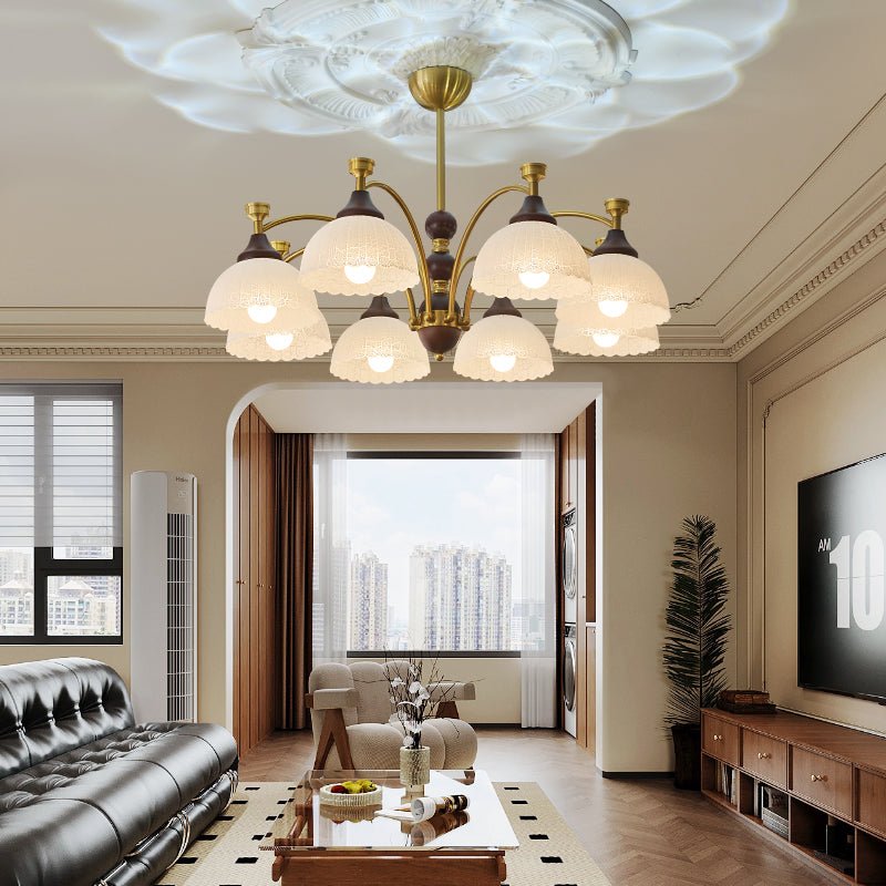 Vosolir Traditioneller Eleganter Holzkronleuchter-Letslighting