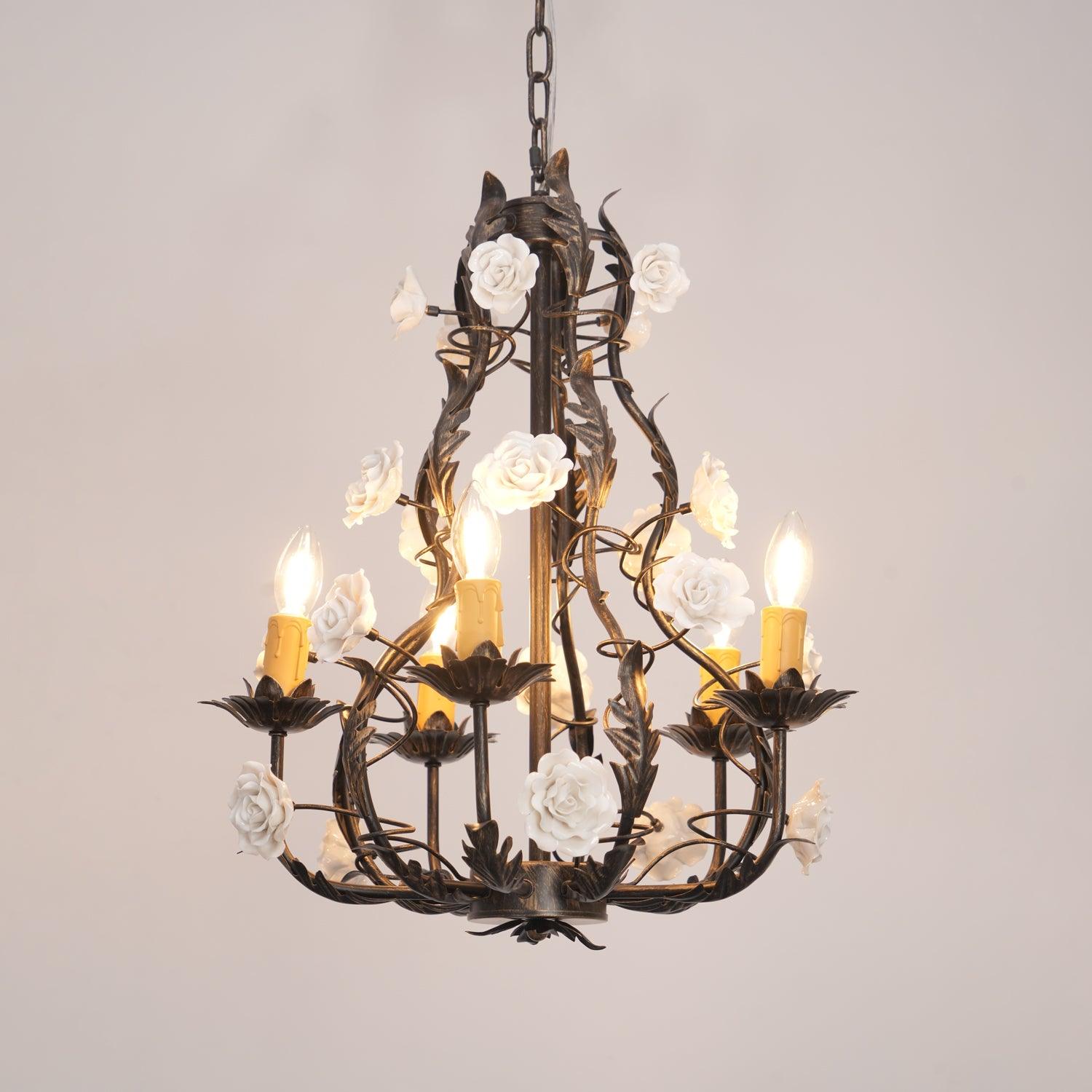 Judy Eleganter Luxus-Kronleuchter aus Keramik-Letslighting