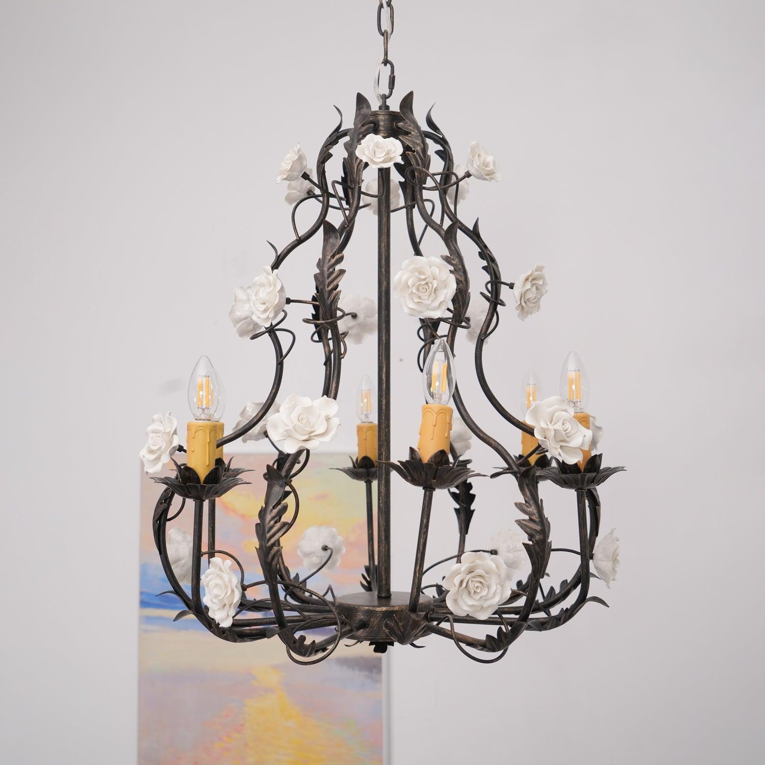 Judy Eleganter Luxus-Kronleuchter aus Keramik-Letslighting