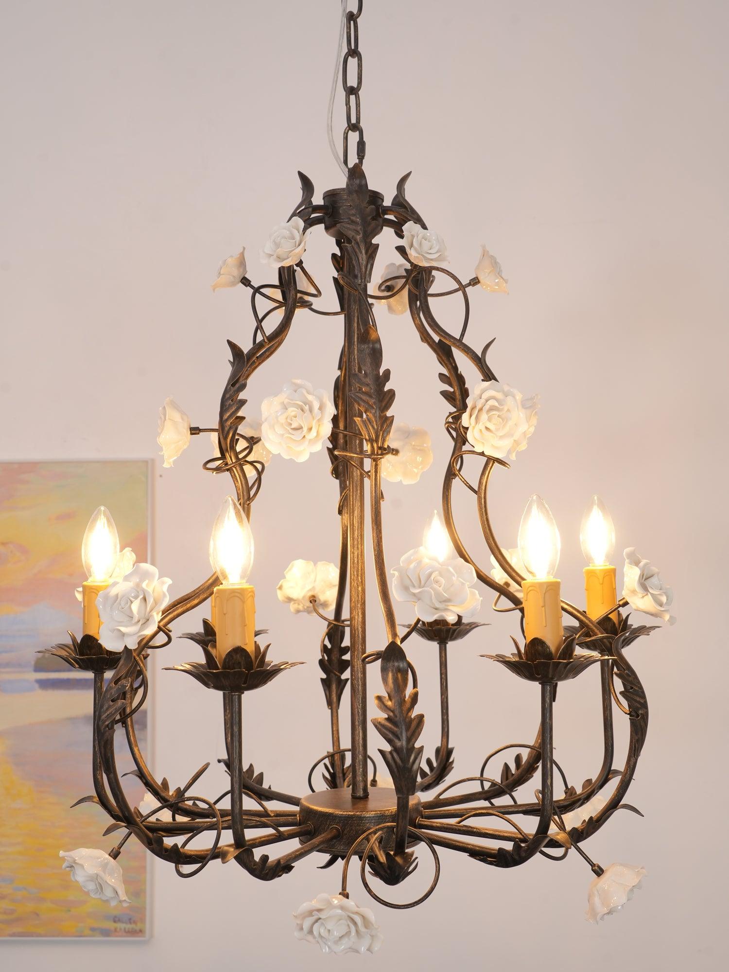 Judy Eleganter Luxus-Kronleuchter aus Keramik-Letslighting