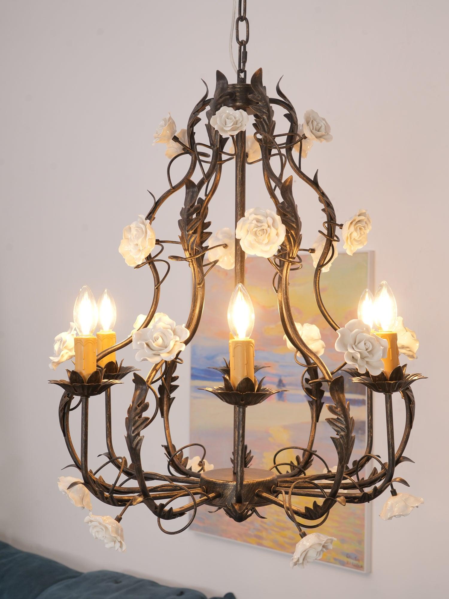Judy Eleganter Luxus-Kronleuchter aus Keramik-Letslighting