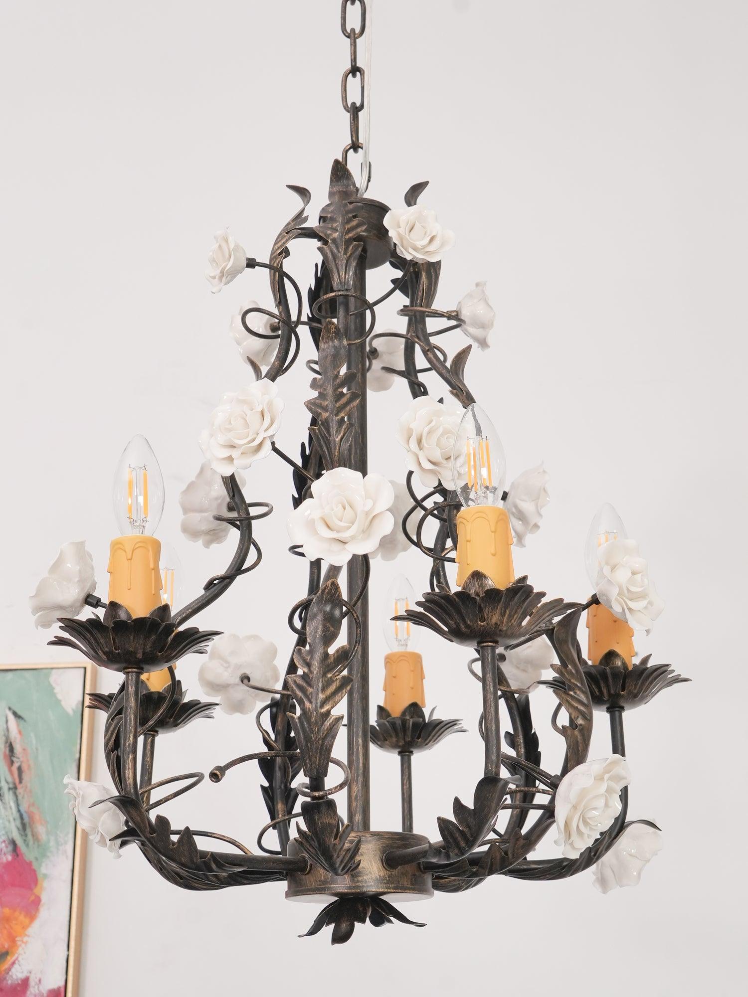 Judy Eleganter Luxus-Kronleuchter aus Keramik-Letslighting