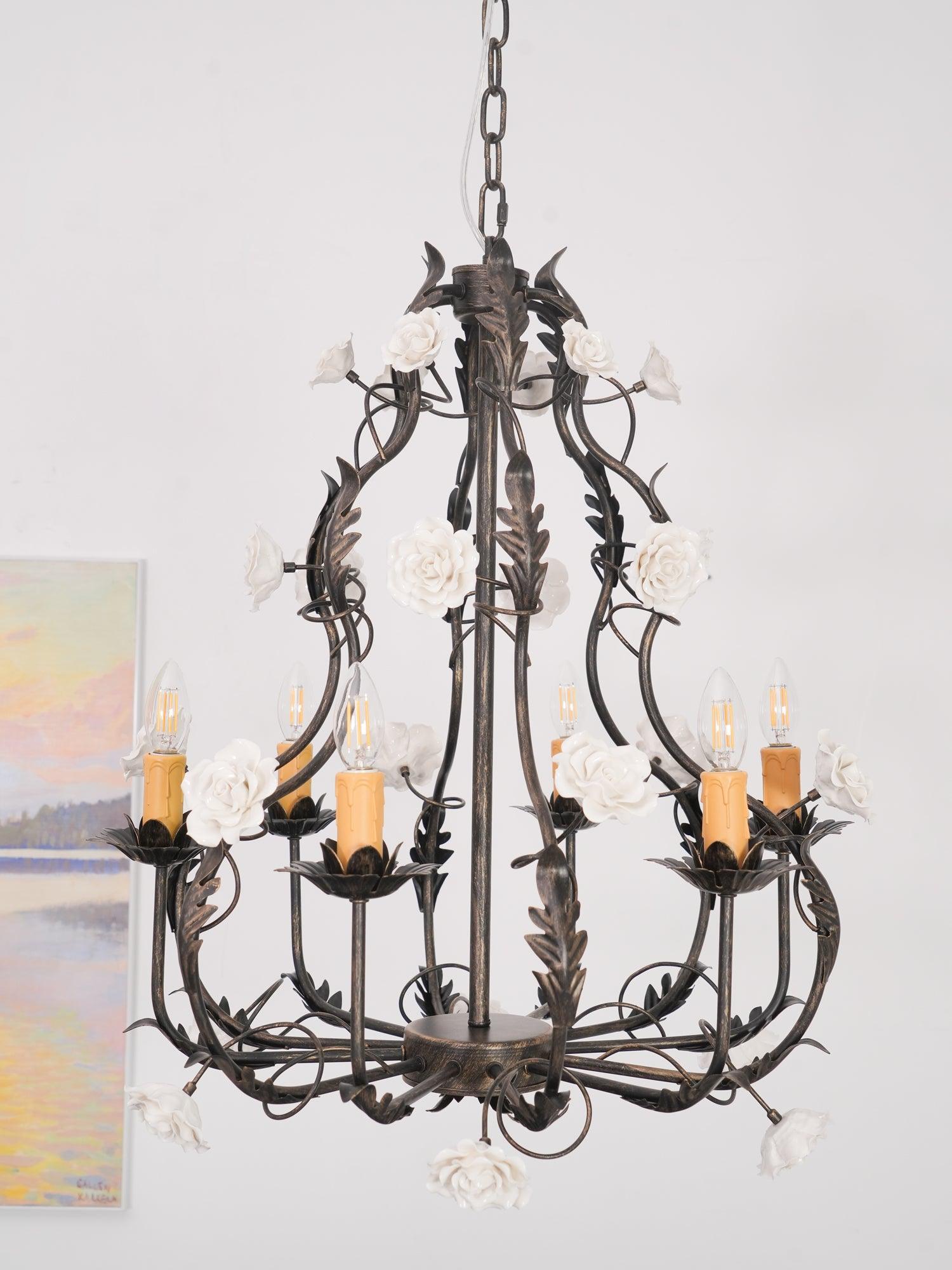Judy Eleganter Luxus-Kronleuchter aus Keramik-Letslighting