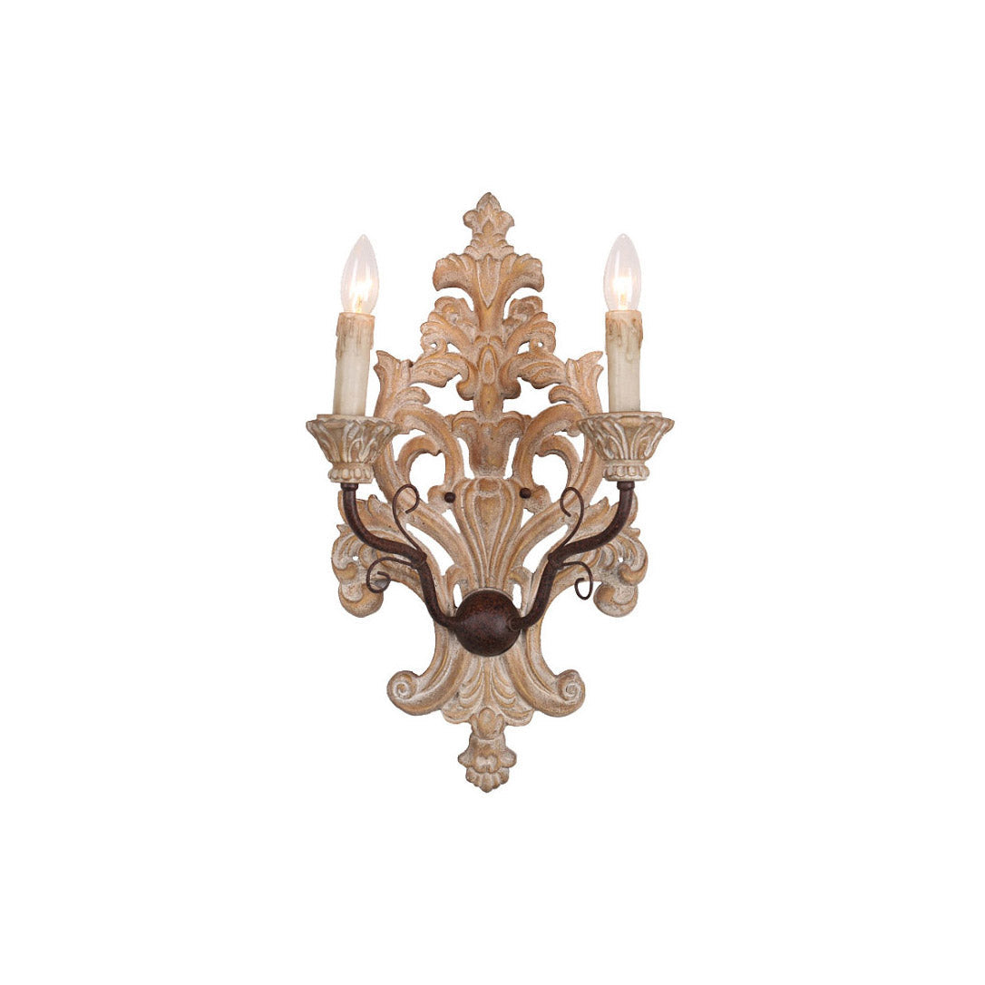 Ilzoror Industrielle Vintage Wandleuchte aus Holz-Letslighting