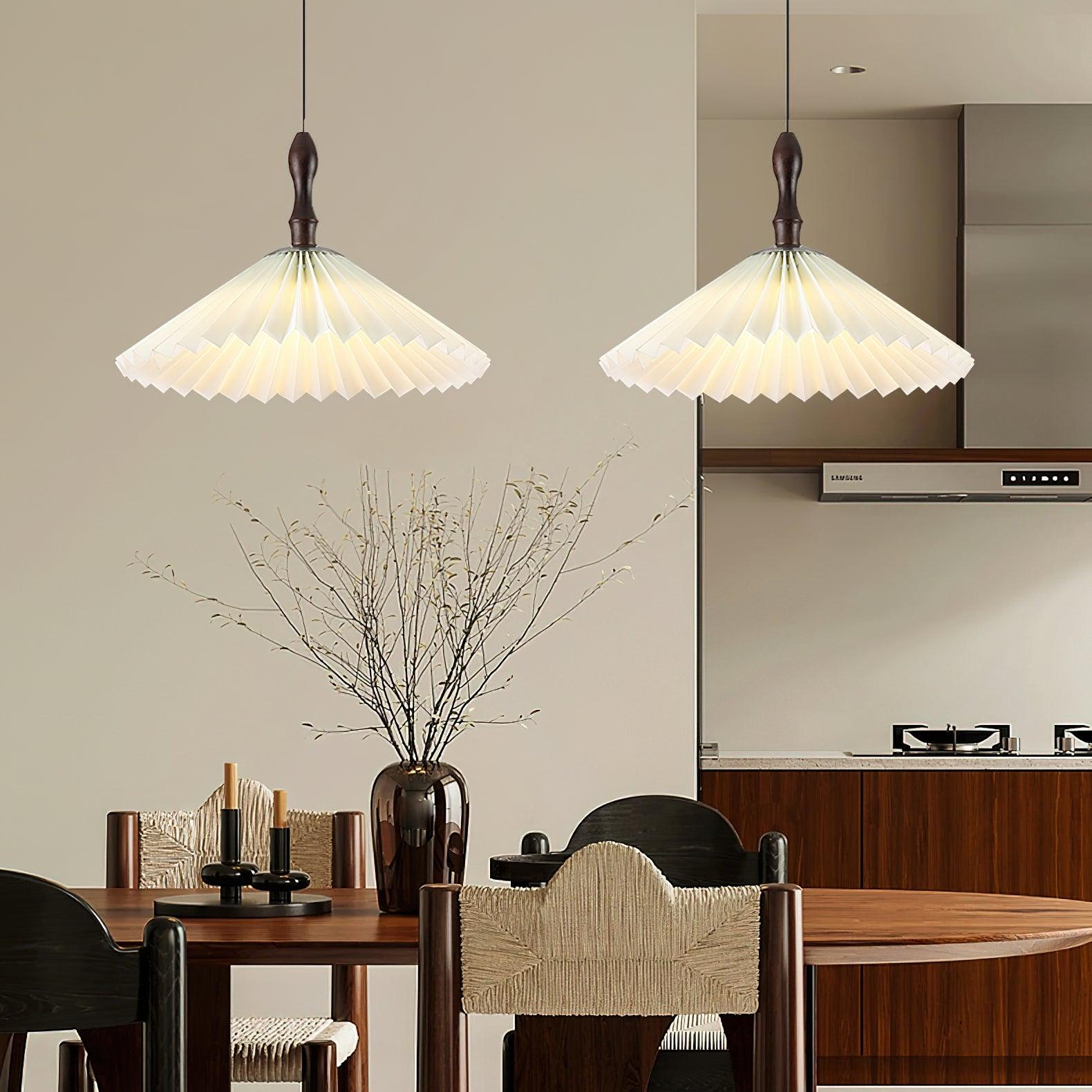 Petal Moderne Holz-Pendelleuchte-Letslighting