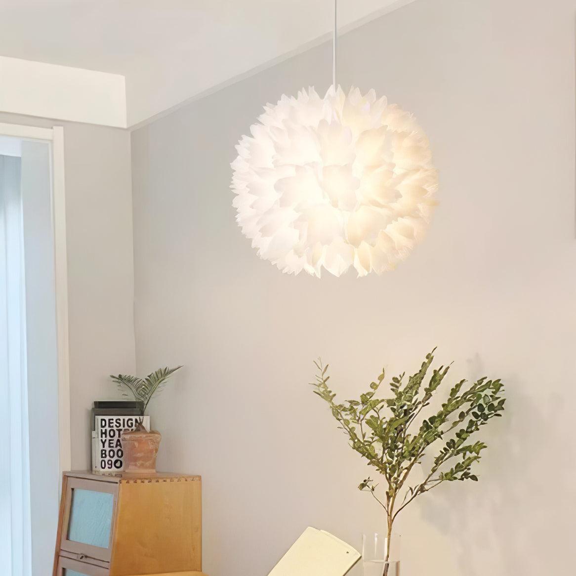 Celaeisra Nordisch Kunst Blumen Kugel Pendelleuchte Leuchte-Letslighting