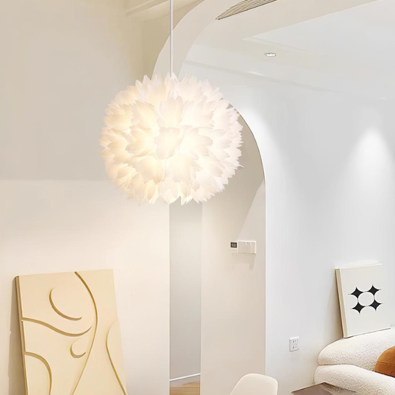 Celaeisra Nordisch Kunst Blumen Kugel Pendelleuchte Leuchte-Letslighting