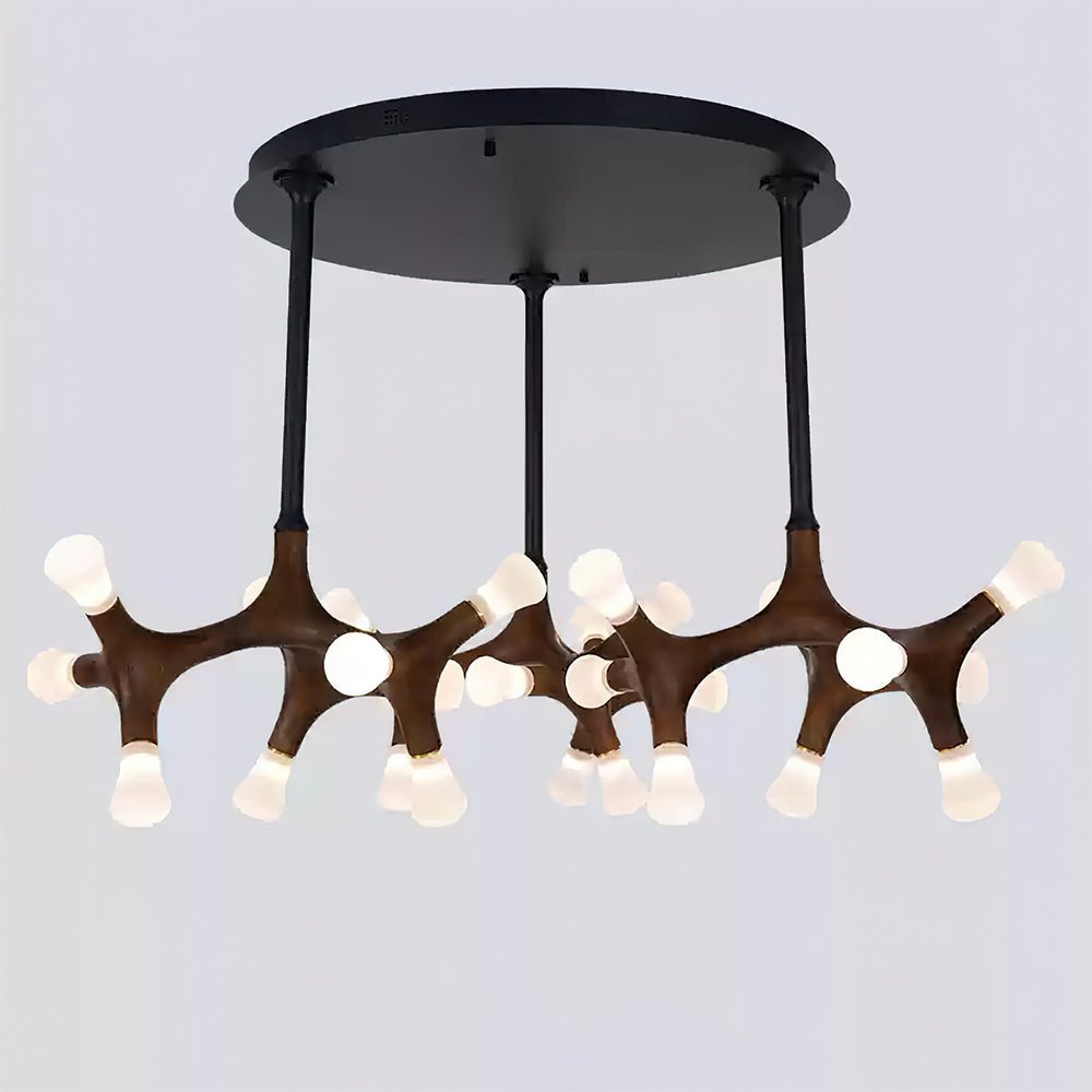 Mynorila Holz-Pendelleuchte im Ast-Design-Letslighting