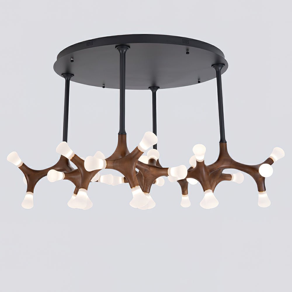 Mynorila Holz-Pendelleuchte im Ast-Design-Letslighting