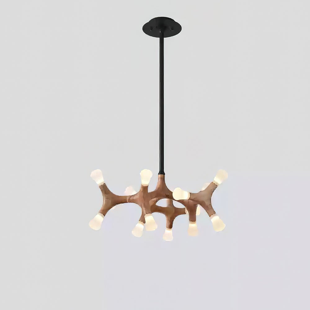 Mynorila Holz-Pendelleuchte im Ast-Design-Letslighting