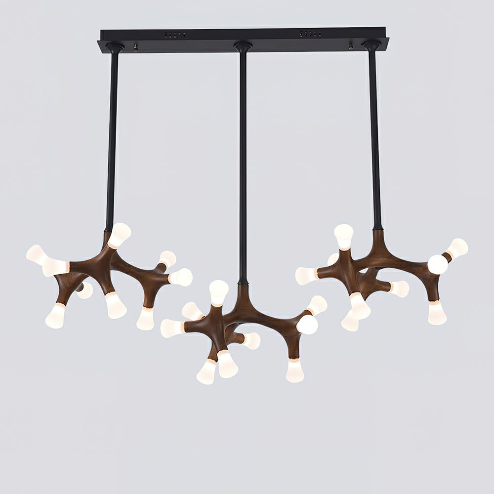Mynorila Holz-Pendelleuchte im Ast-Design-Letslighting