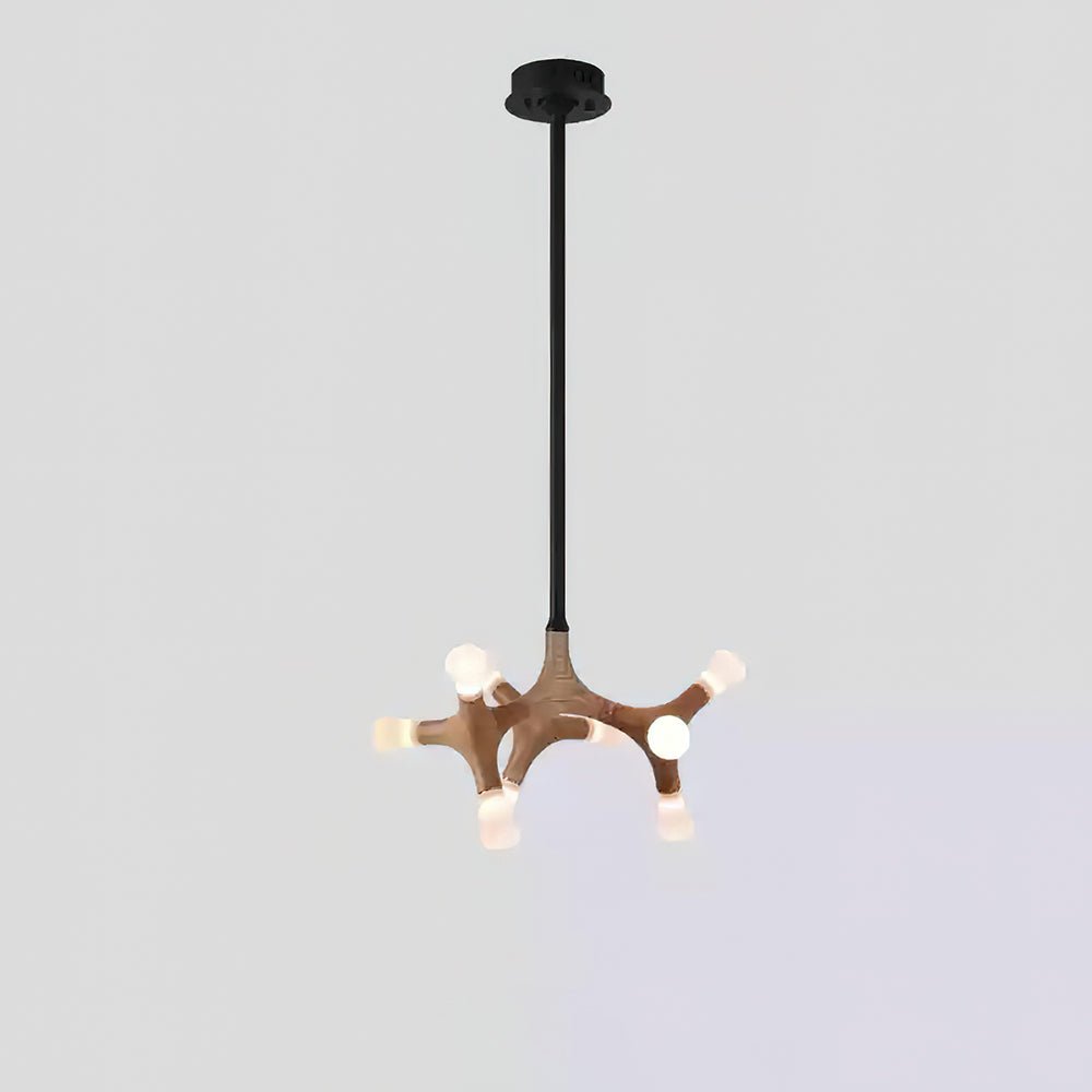 Mynorila Holz-Pendelleuchte im Ast-Design-Letslighting