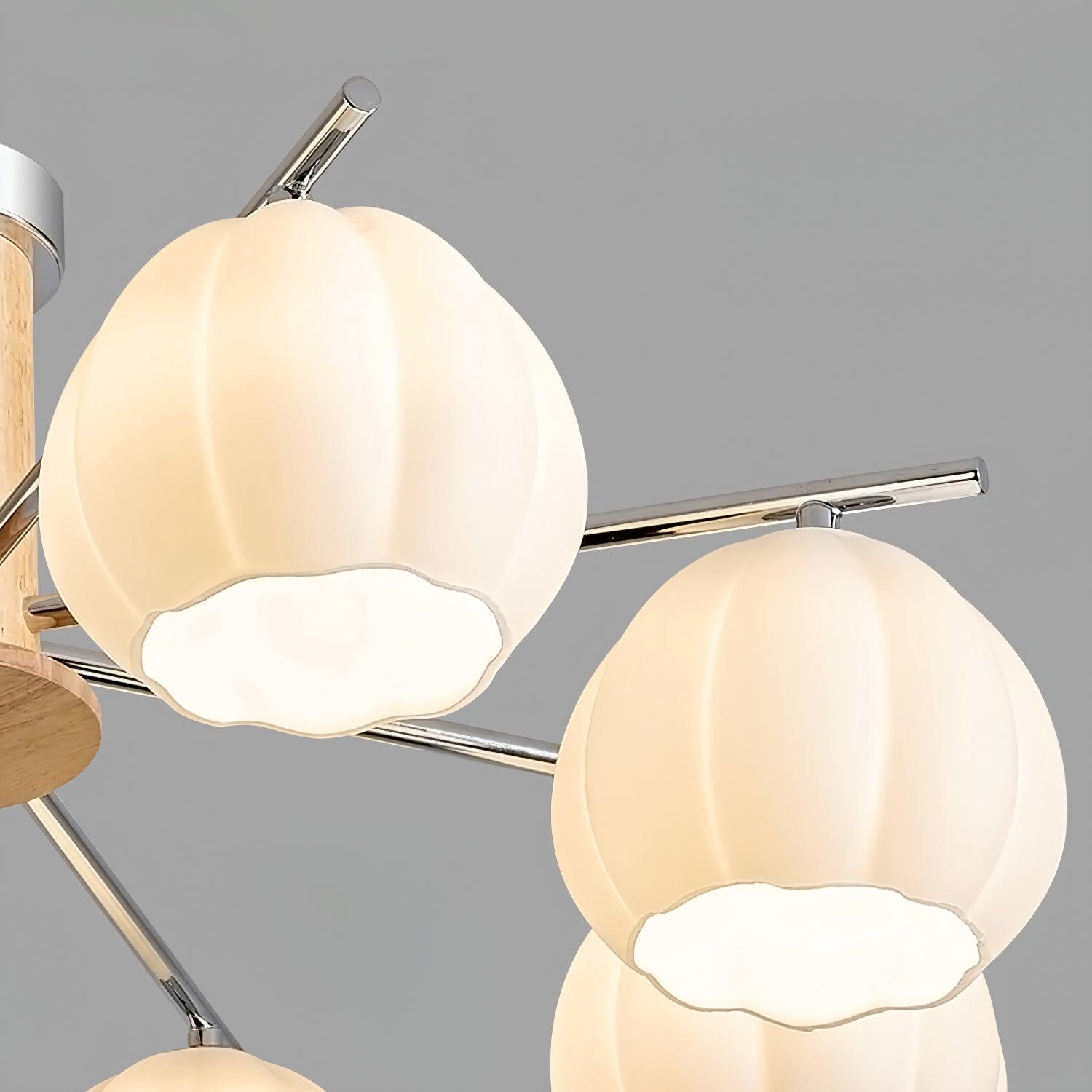 Ezoror Nordisch Kunst Blütenknospen Glas Deckenleuchte-Letslighting