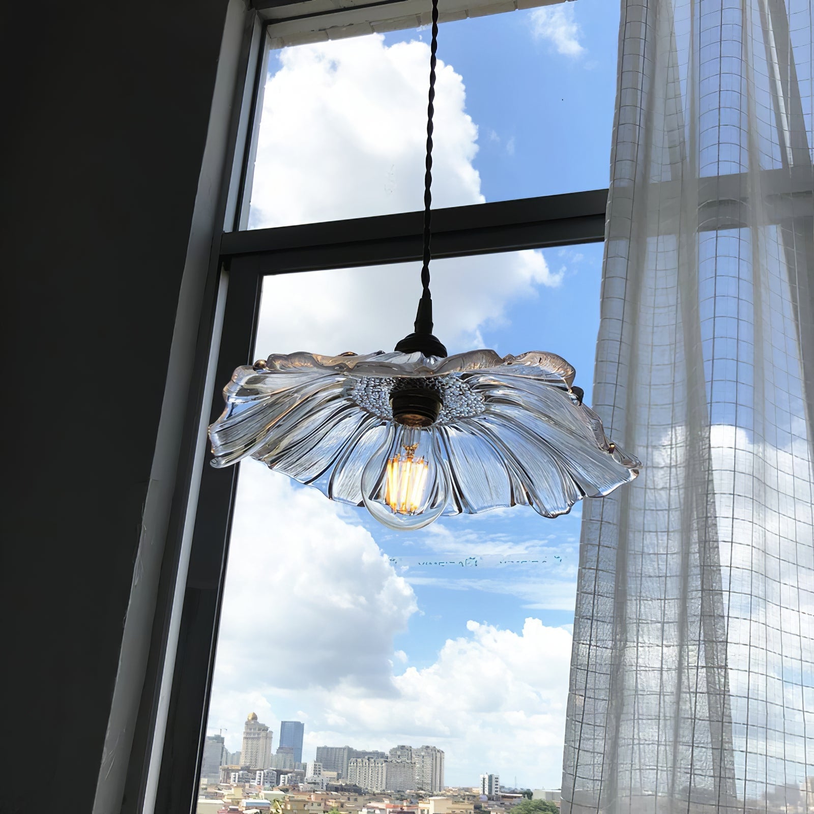 Aurvarira Glas Modern Minimalistisch Art Pendelleuchte-Letslighting