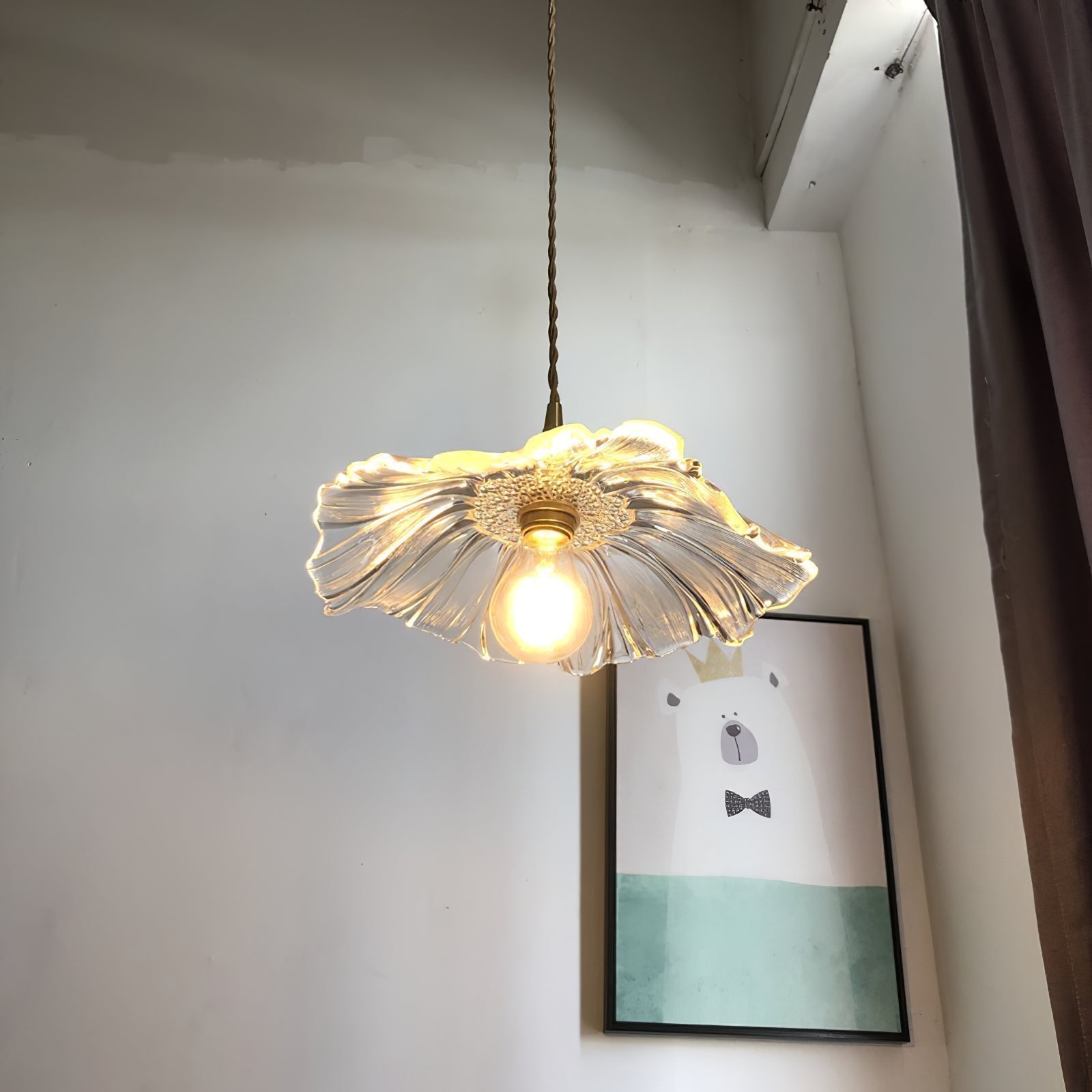 Aurvarira Glas Modern Minimalistisch Art Pendelleuchte-Letslighting