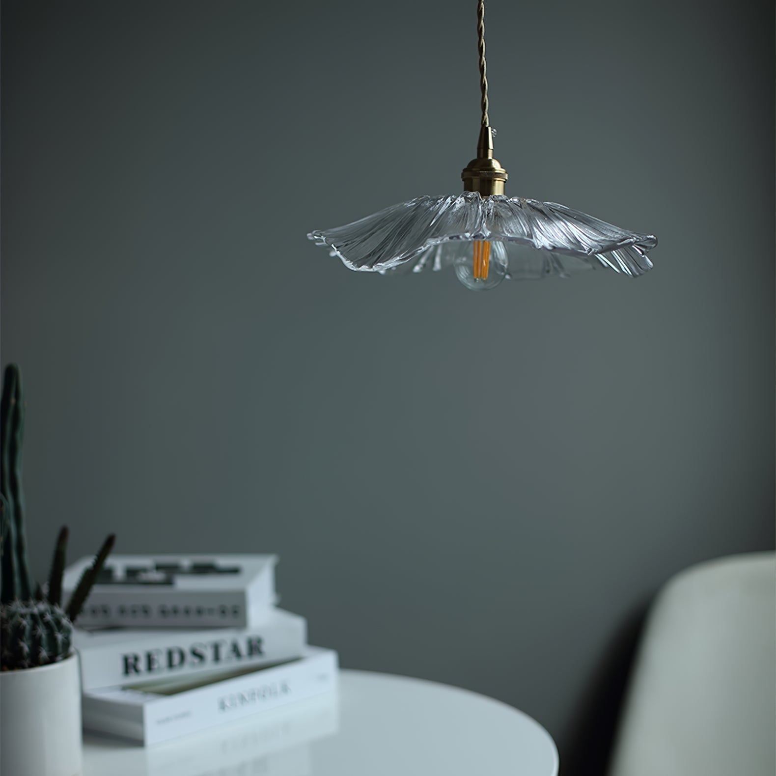 Aurvarira Glas Modern Minimalistisch Art Pendelleuchte-Letslighting