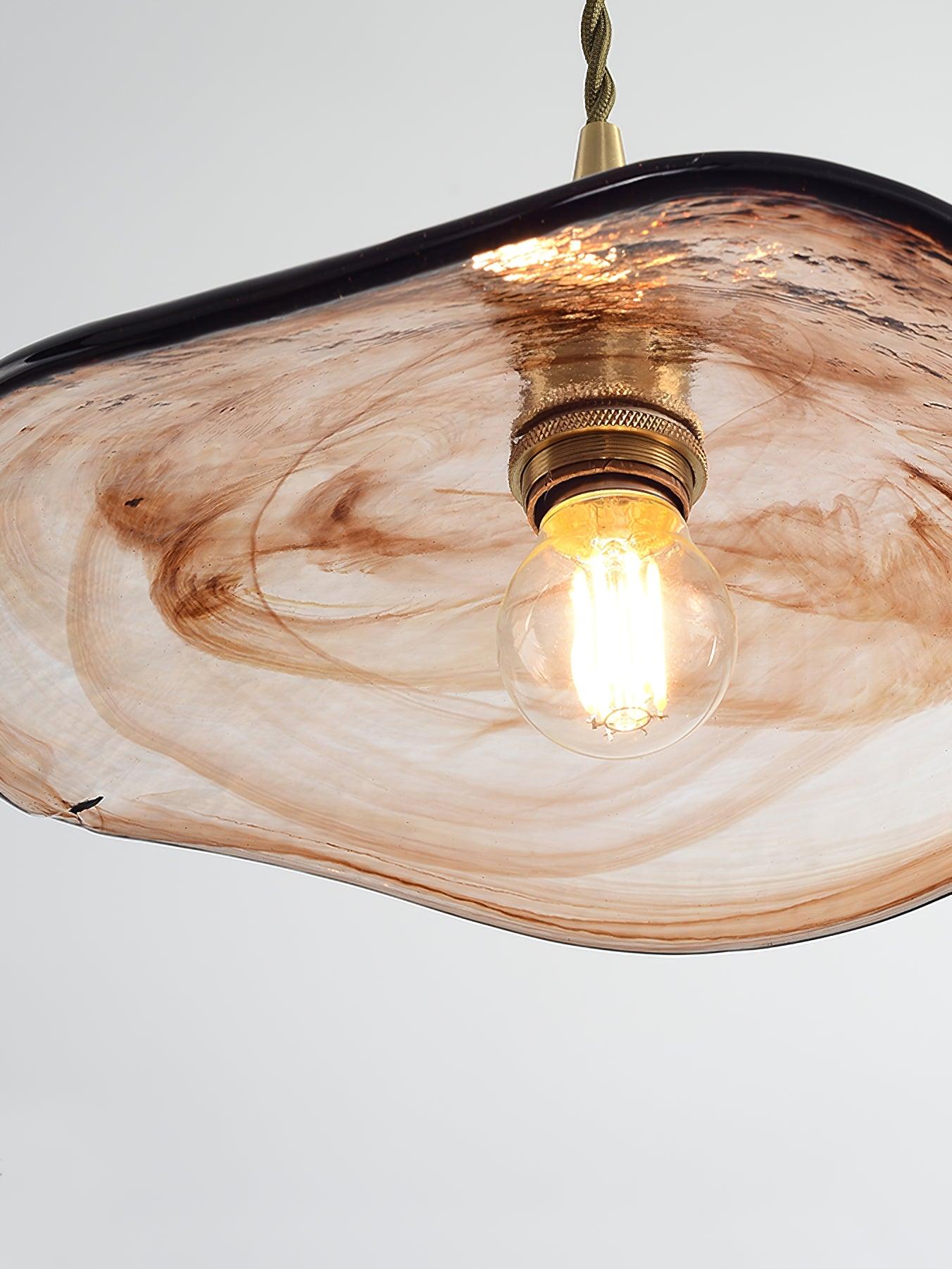 Flower Petal Glass Pendant Light - Blowlighting