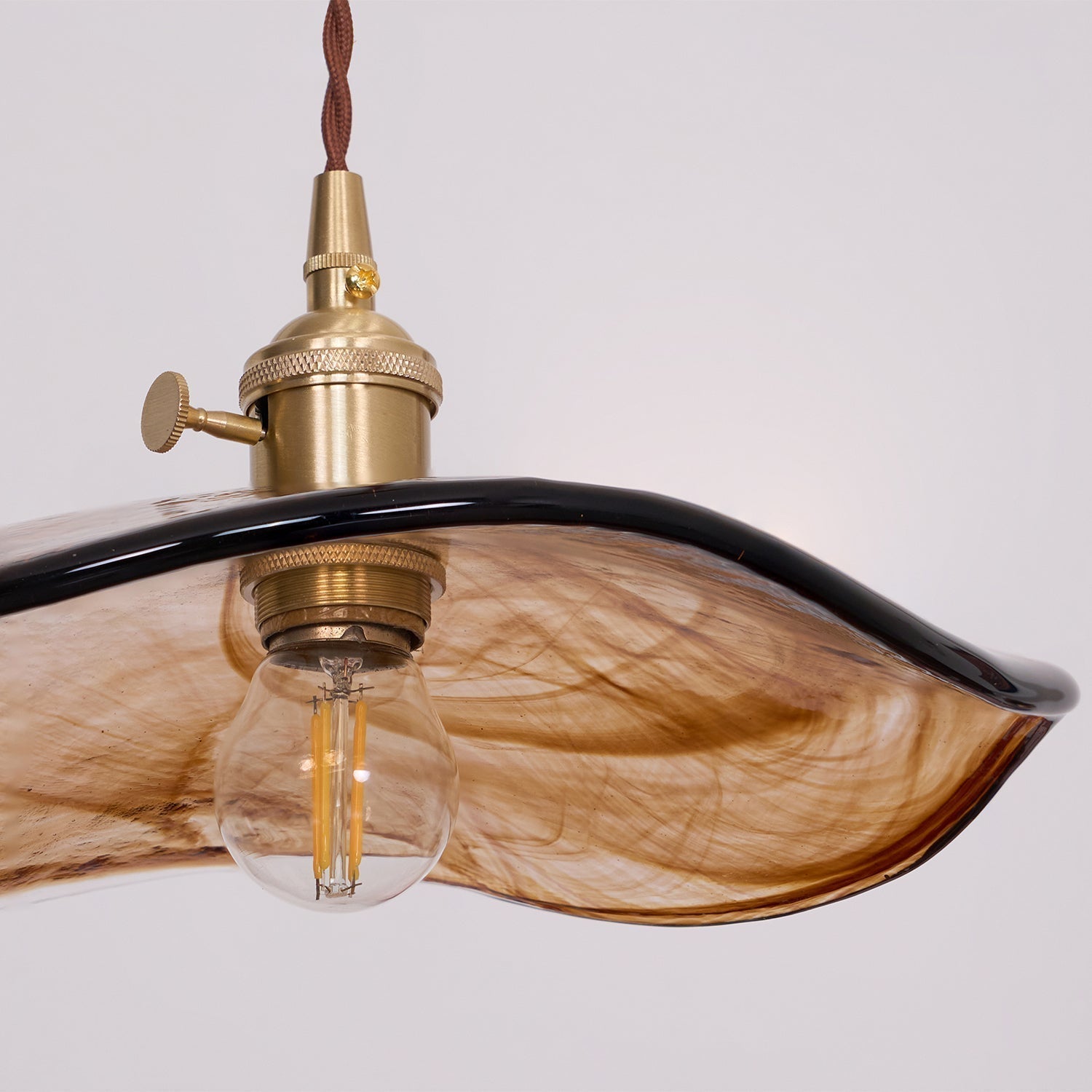 Flower Petal Glass Pendant Light - Blowlighting