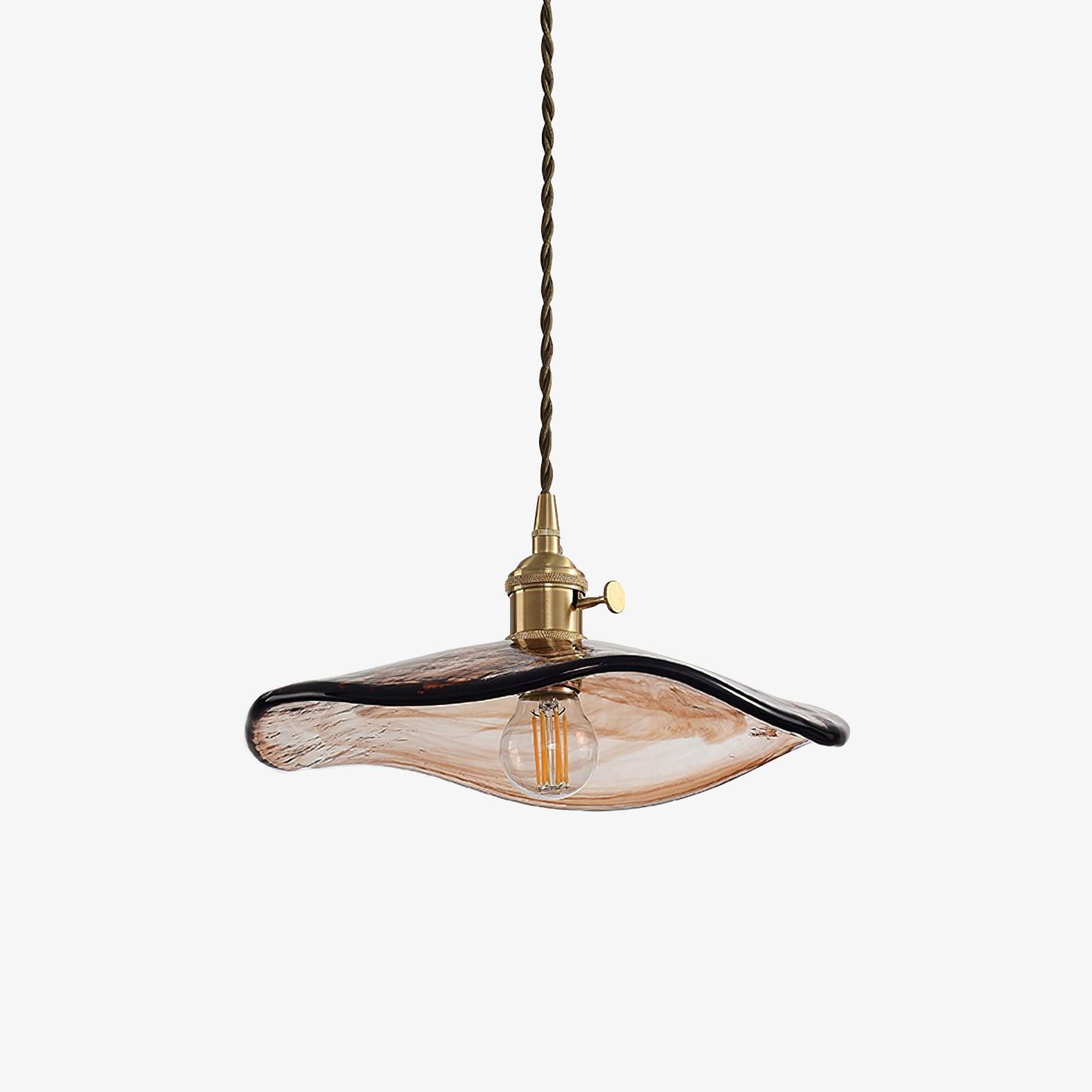 Flower Petal Glass Pendant Light - Blowlighting