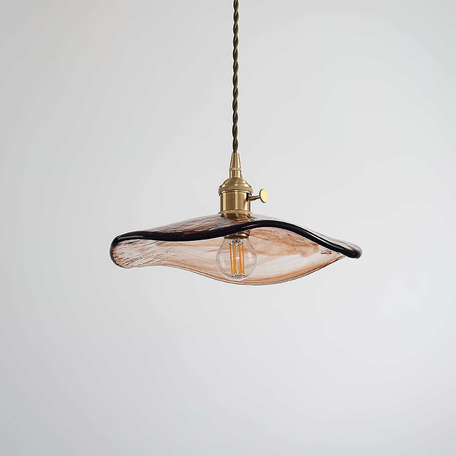 Flower Petal Glass Pendant Light - Blowlighting