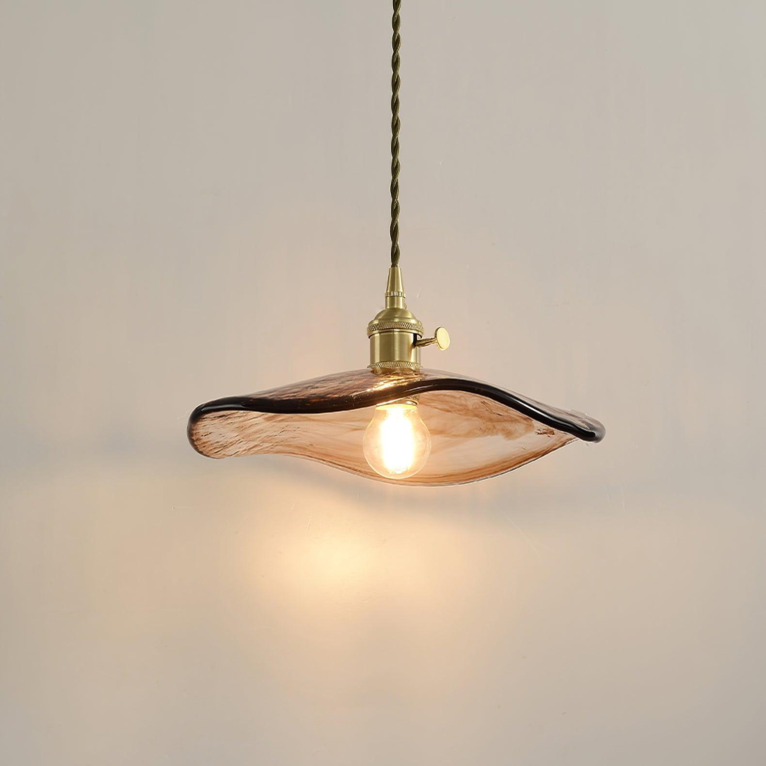 Flower Petal Glass Pendant Light - Blowlighting