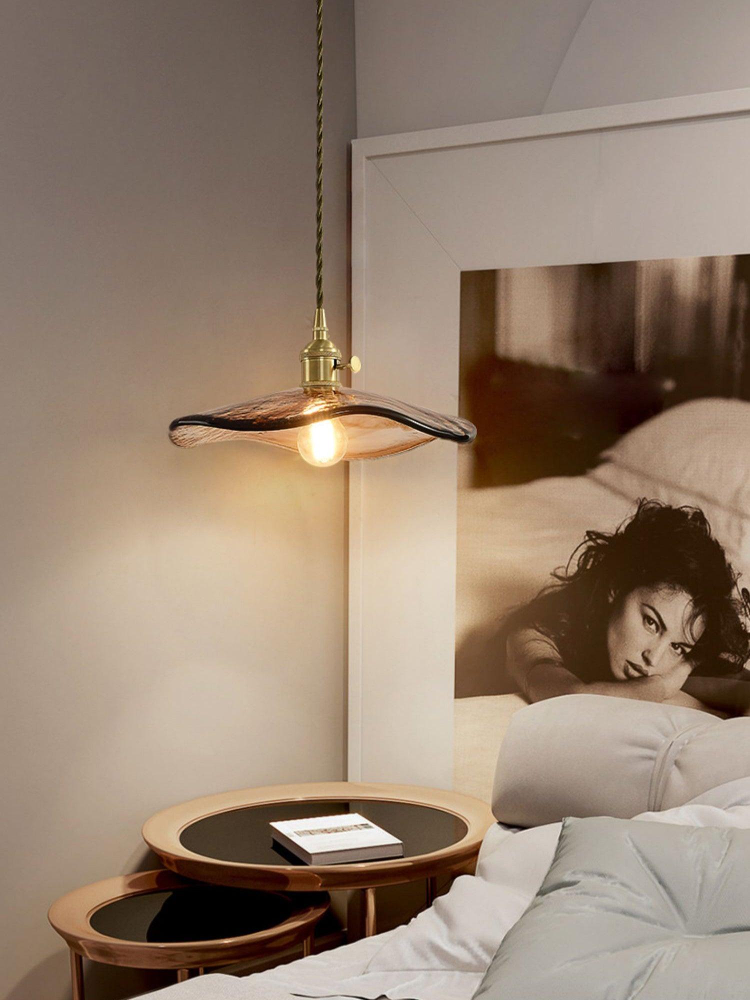 Flower Petal Glass Pendant Light - Blowlighting