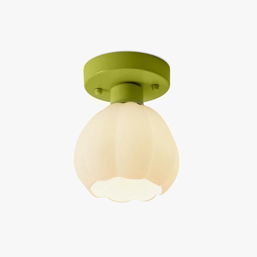 Zevinora Blume Beschattet Glas Halb Einbau Licht-Letslighting