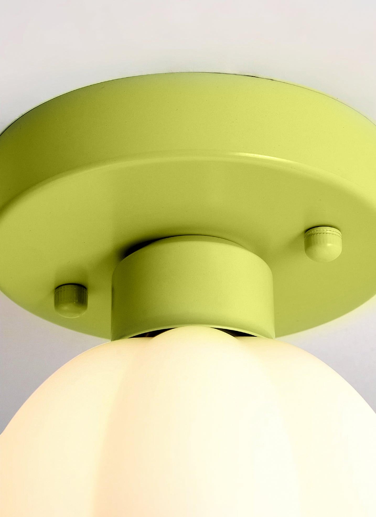 Zevinora Blume Beschattet Glas Halb Einbau Licht-Letslighting
