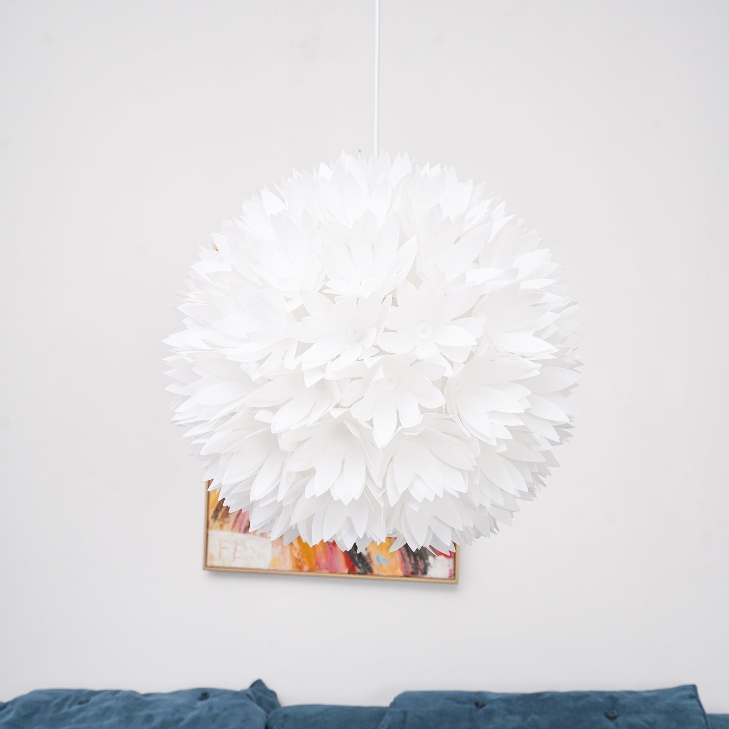Celaeisra Nordisch Kunst Blumen Kugel Pendelleuchte Leuchte-Letslighting
