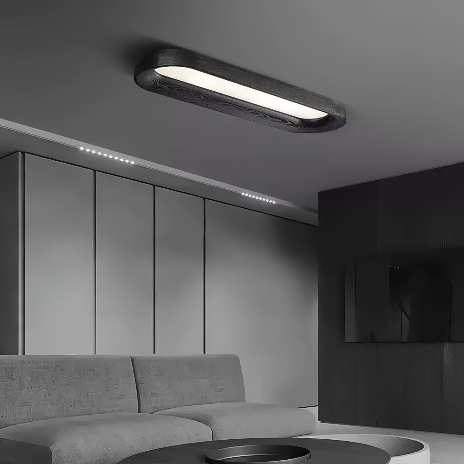 Zatalel Modern Minimalistisch Fließend Wolke Holz Deckenleuchte-Letslighting