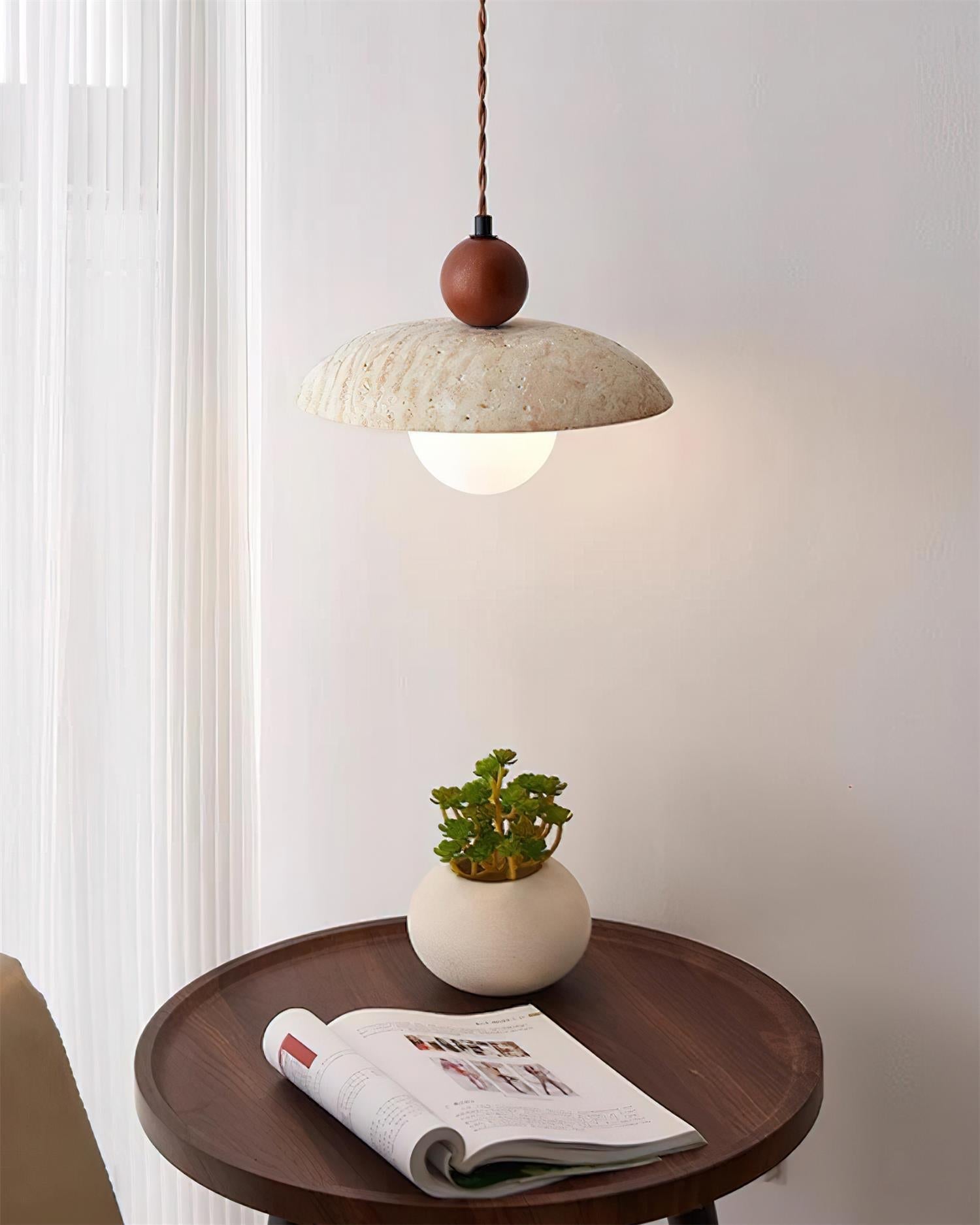 Jojo Pendant Light Travertine - Letslighting