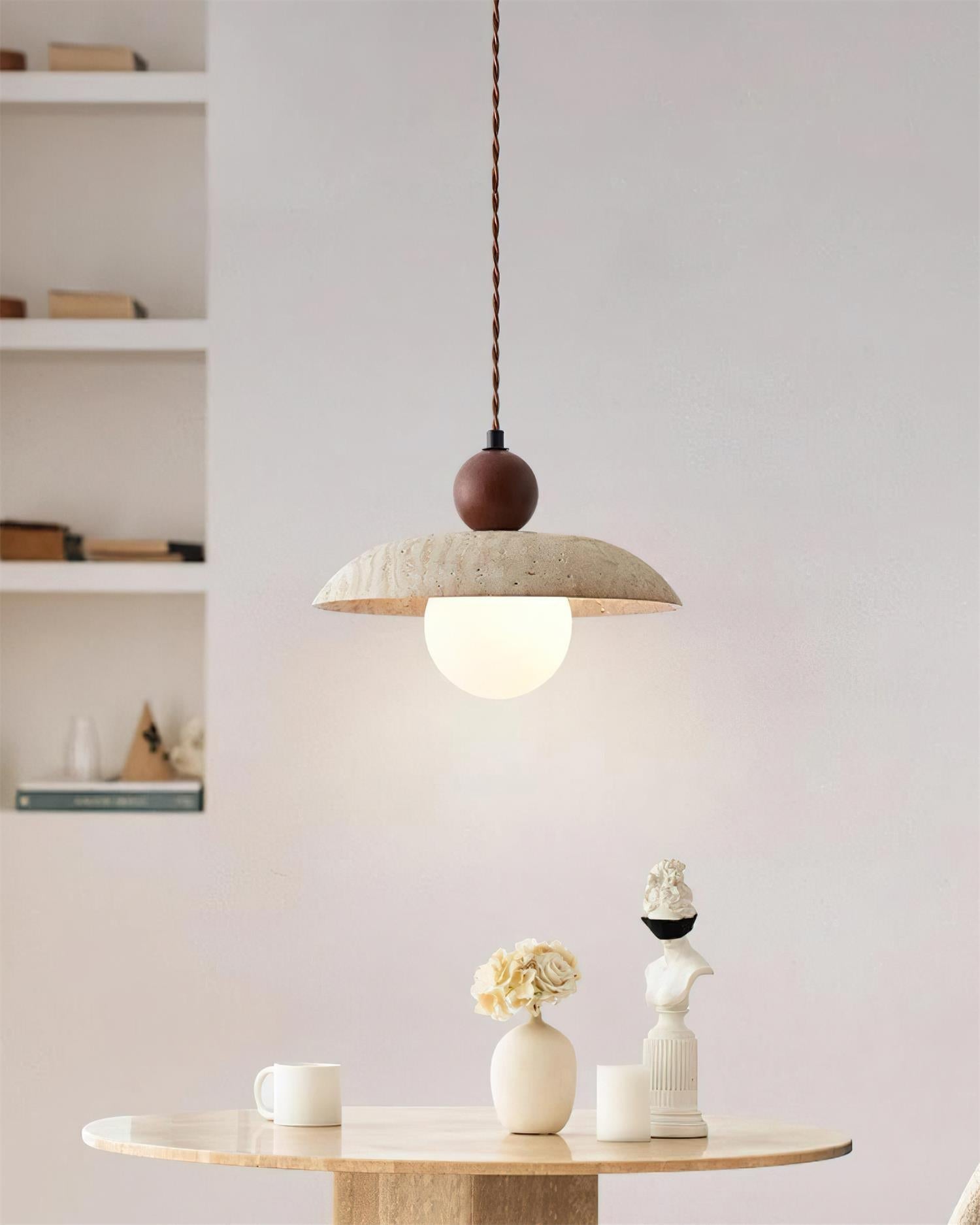 Jojo Pendant Light Travertine - Letslighting