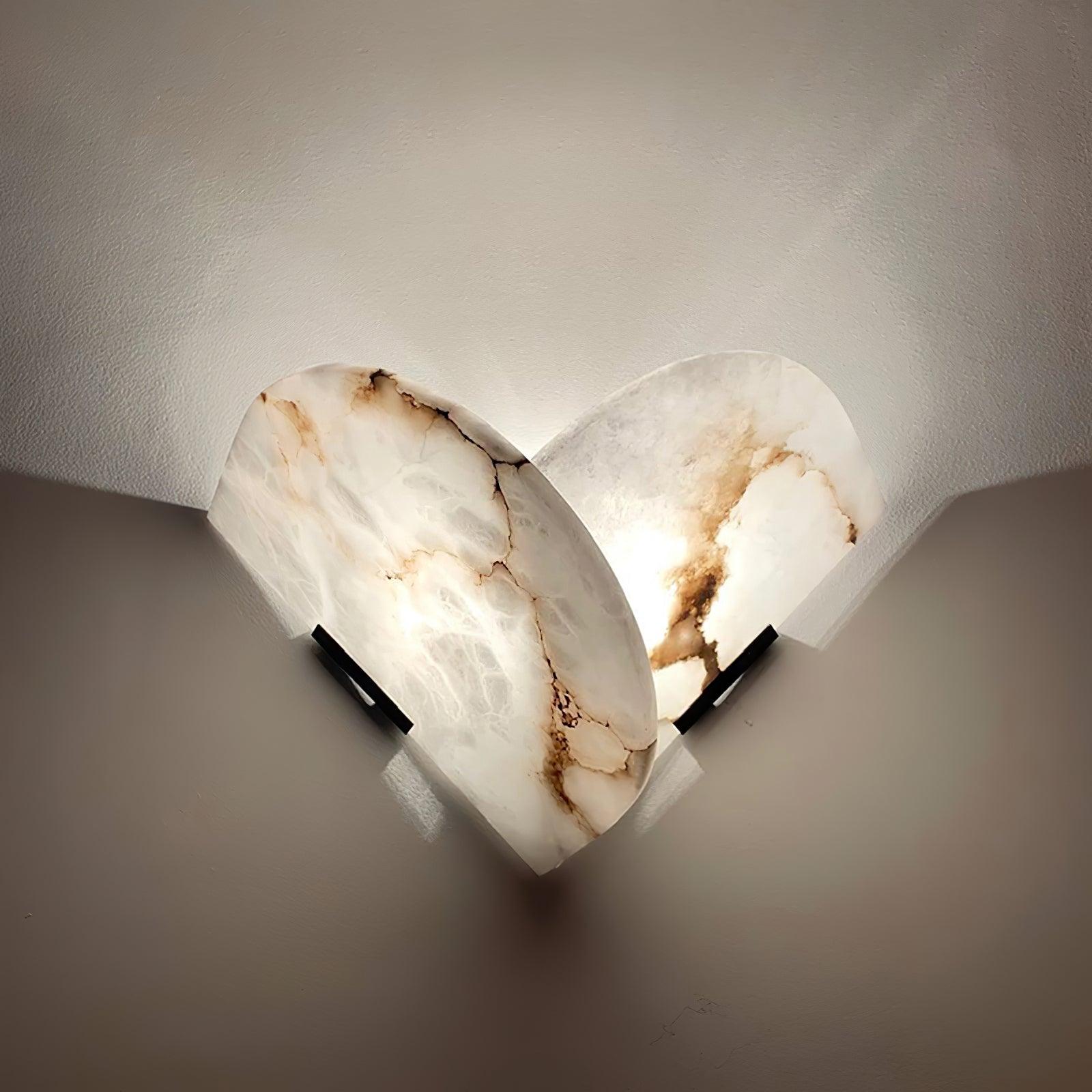 Cevelaris Heart Alabaster Wall Light - Neutralighting